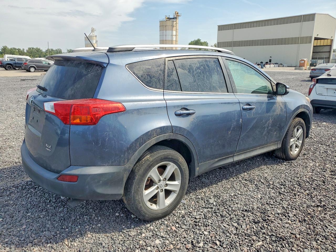 2014 Toyota Rav4 Xle Blue vin: 2T3RFREV3EW205037
