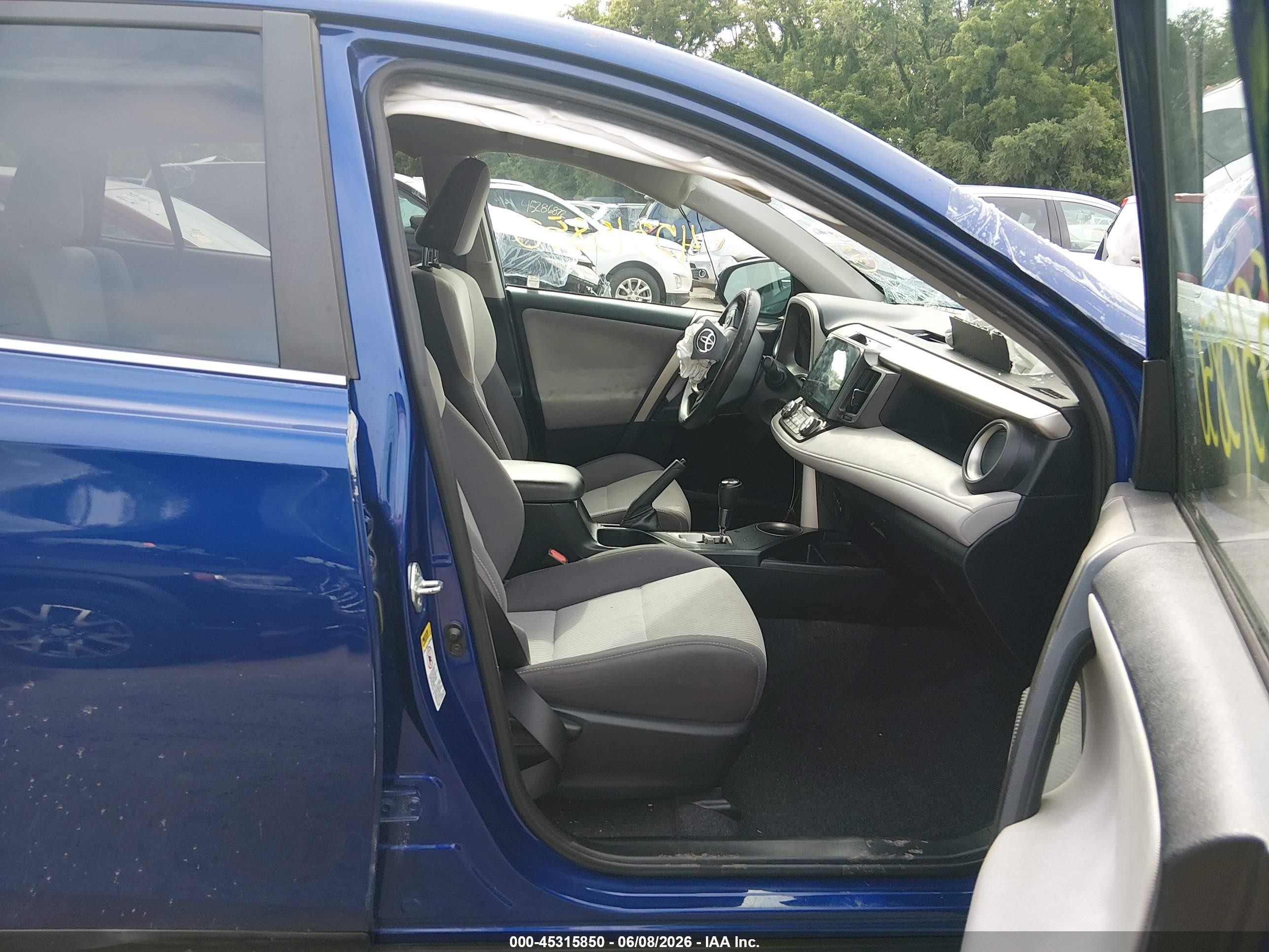 2015 Toyota Rav4 Xle Blue vin: 2T3RFREV3FW237004