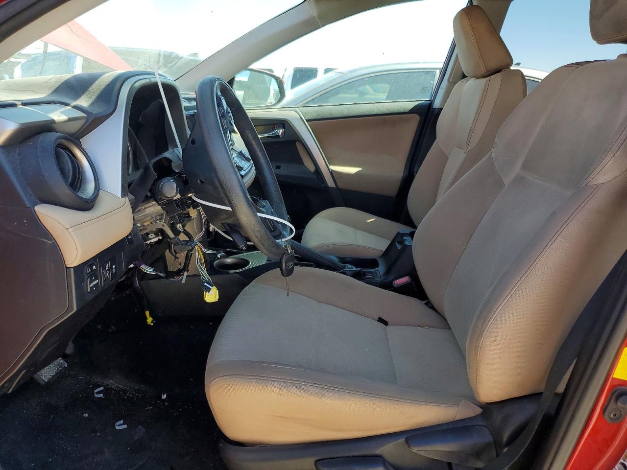 2015 Toyota Rav4 Xle Красный vin: 2T3RFREV3FW239576