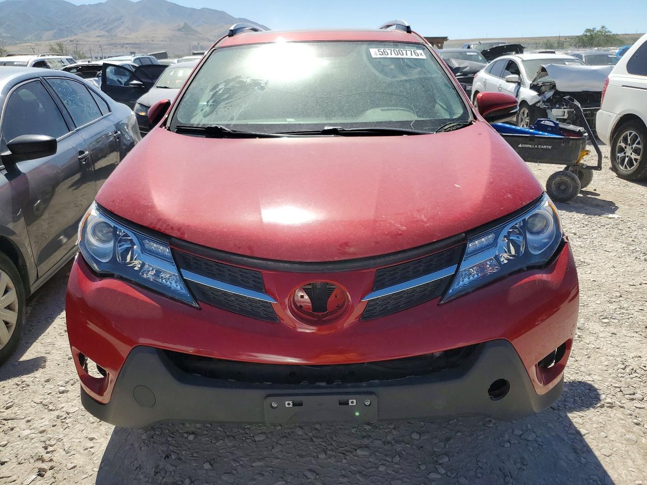 2015 Toyota Rav4 Xle Красный vin: 2T3RFREV3FW239576