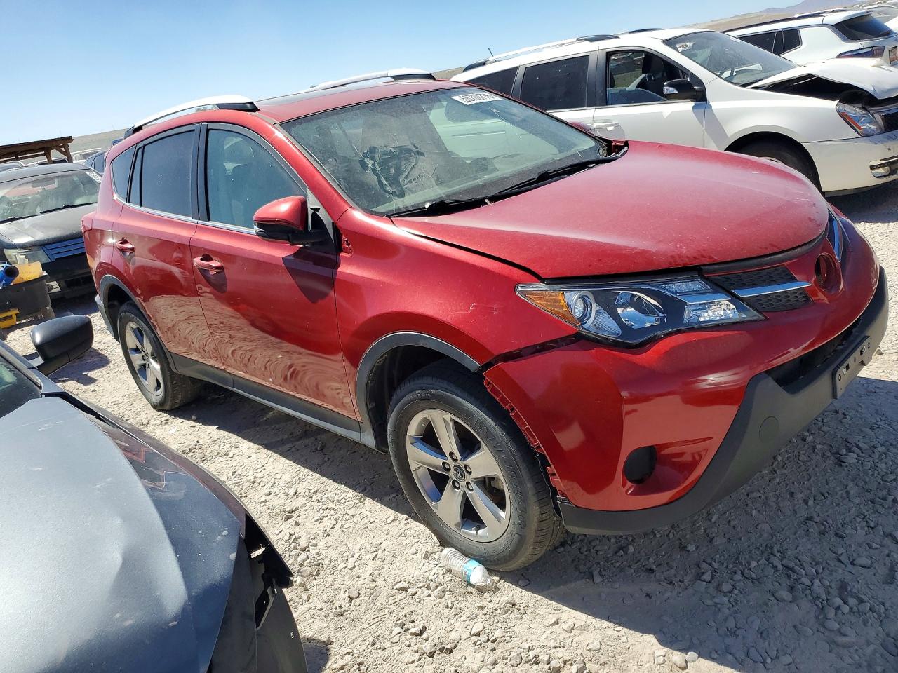 2015 Toyota Rav4 Xle Красный vin: 2T3RFREV3FW239576