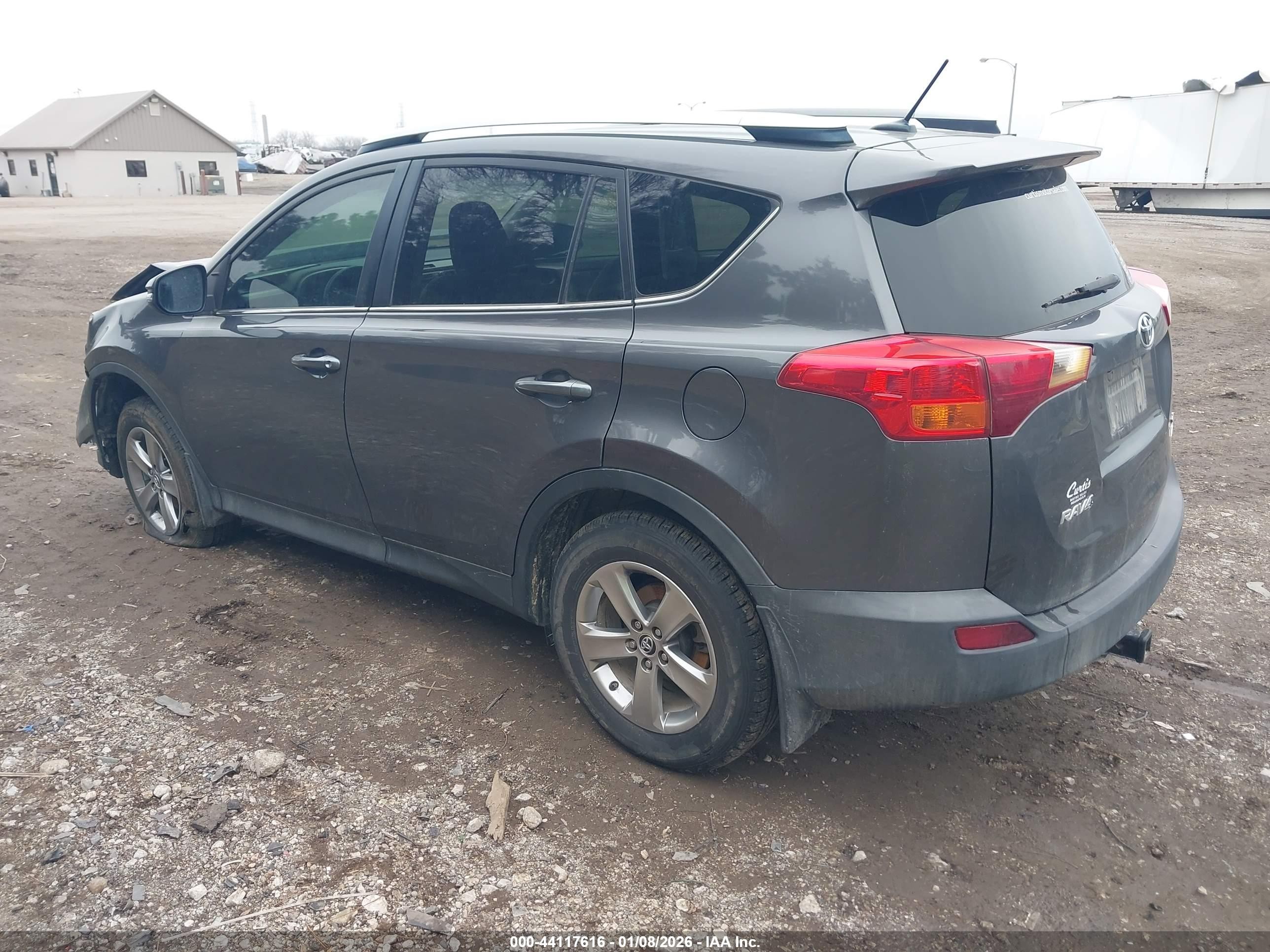2015 Toyota Rav4 Xle Gray vin: 2T3RFREV3FW259391