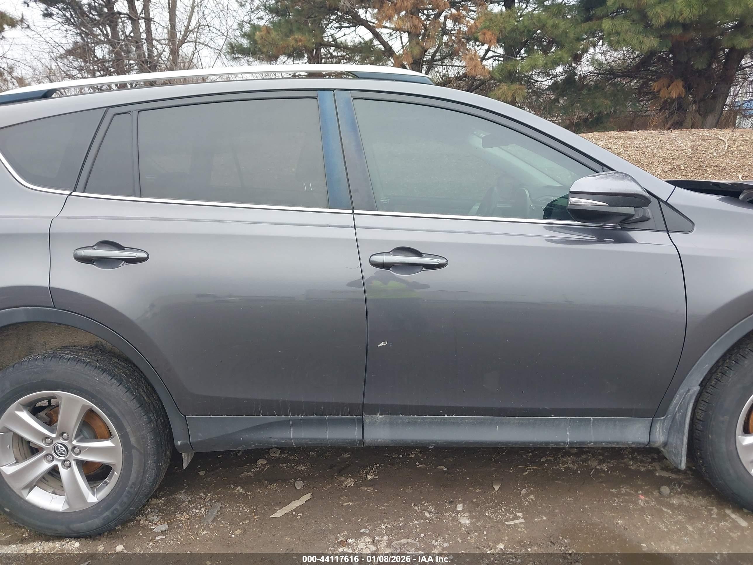 2015 Toyota Rav4 Xle Gray vin: 2T3RFREV3FW259391