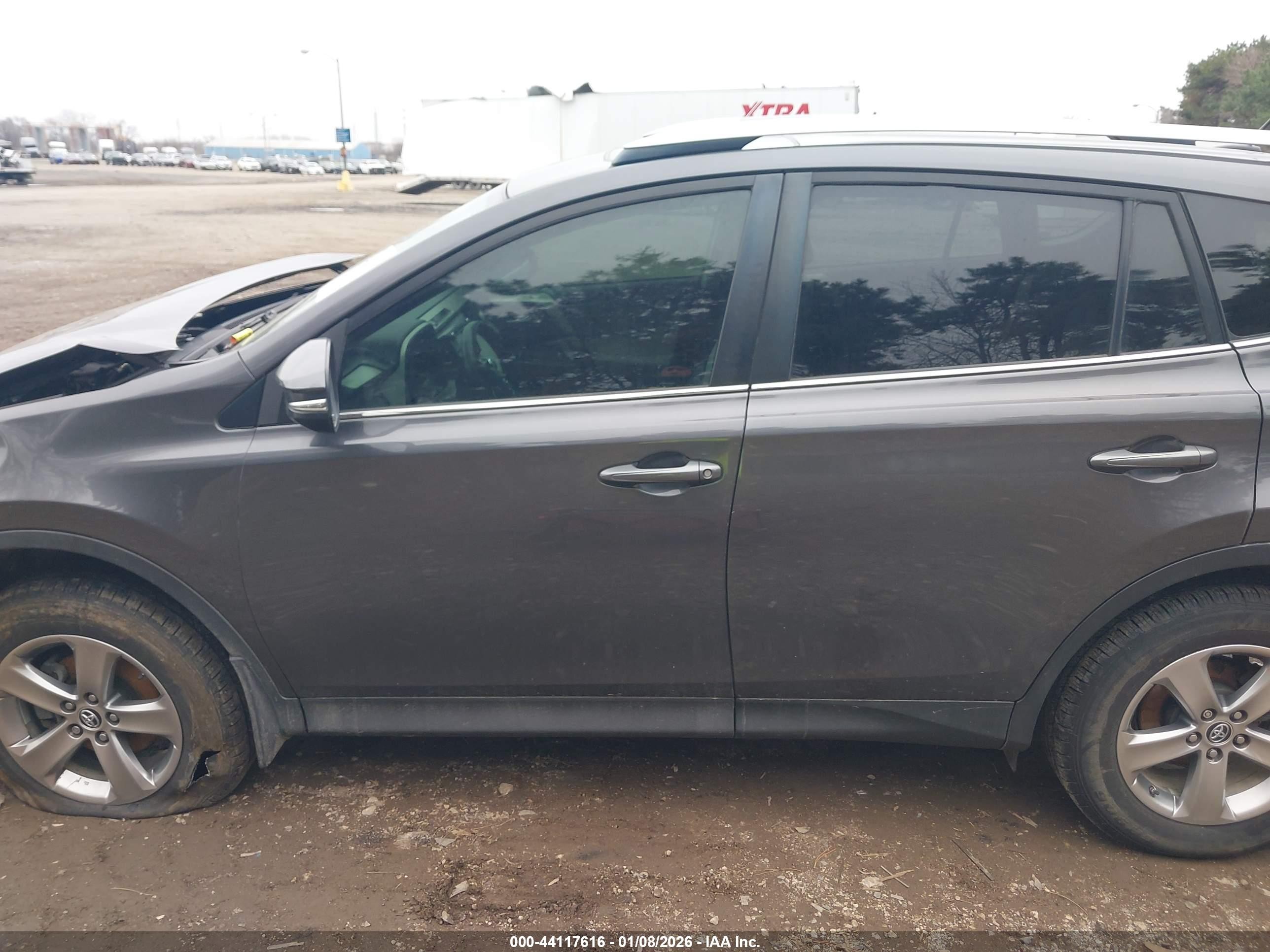 2015 Toyota Rav4 Xle Gray vin: 2T3RFREV3FW259391