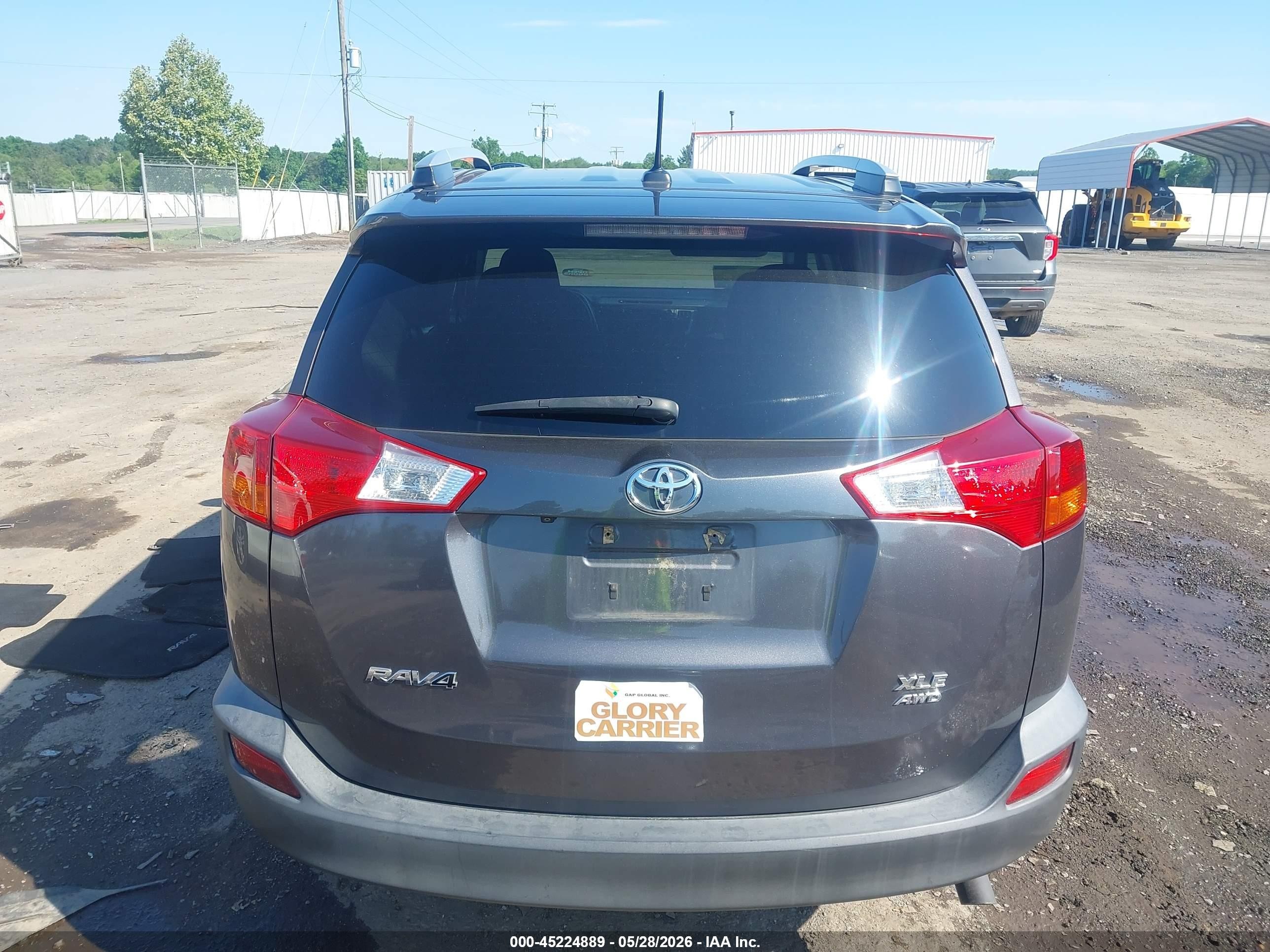 2015 Toyota Rav4 Xle Серый vin: 2T3RFREV3FW302157