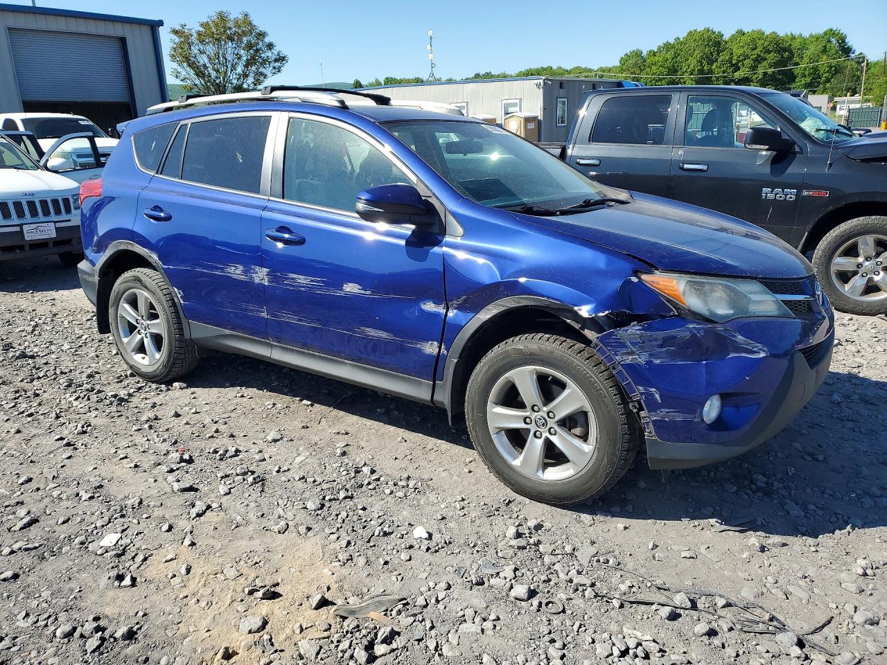 2015 Toyota Rav4 Xle Синий vin: 2T3RFREV3FW304653