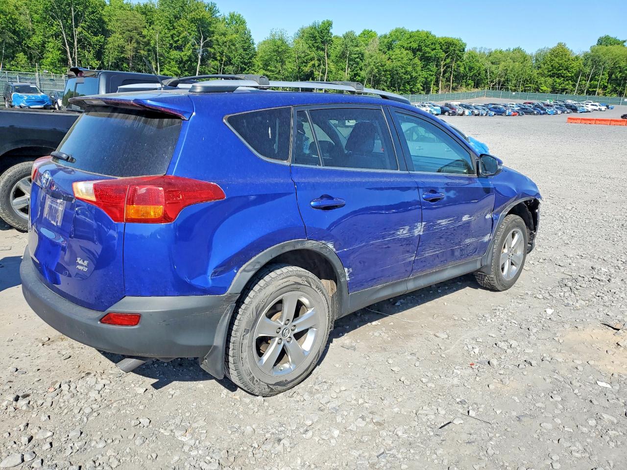 2015 Toyota Rav4 Xle Синий vin: 2T3RFREV3FW304653