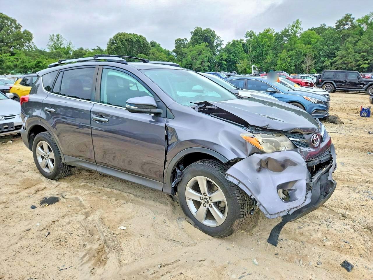 2015 Toyota Rav4 Xle Gray vin: 2T3RFREV3FW310730