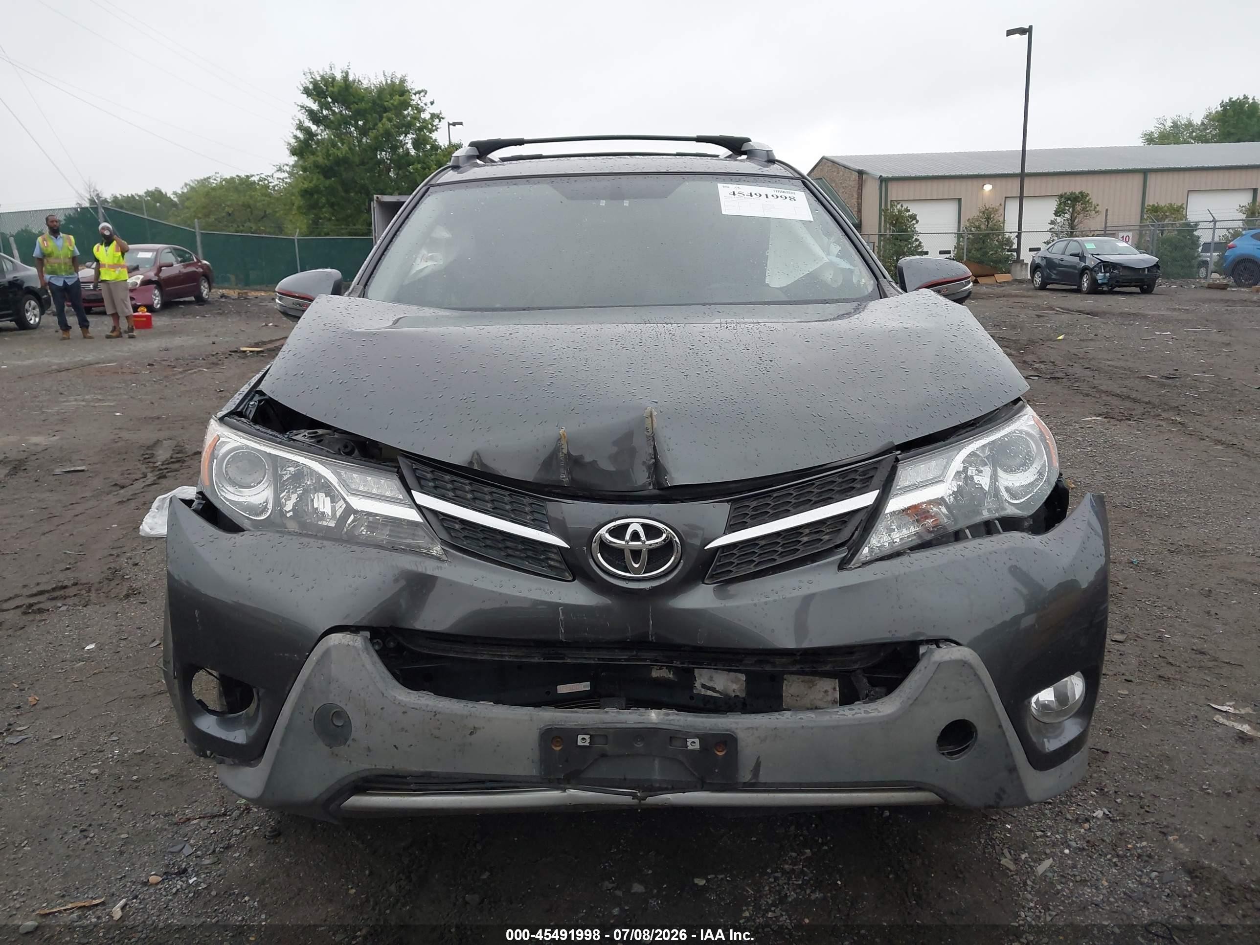 2015 Toyota Rav4 Xle Gray vin: 2T3RFREV3FW334395