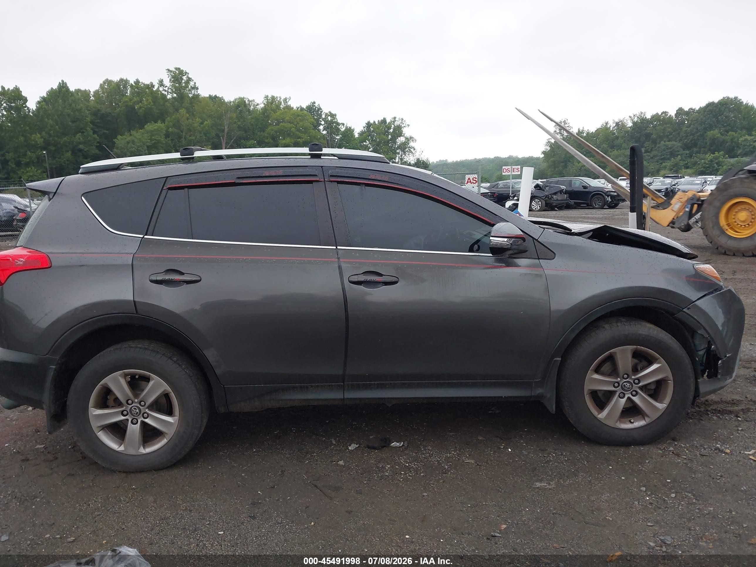 2015 Toyota Rav4 Xle Gray vin: 2T3RFREV3FW334395