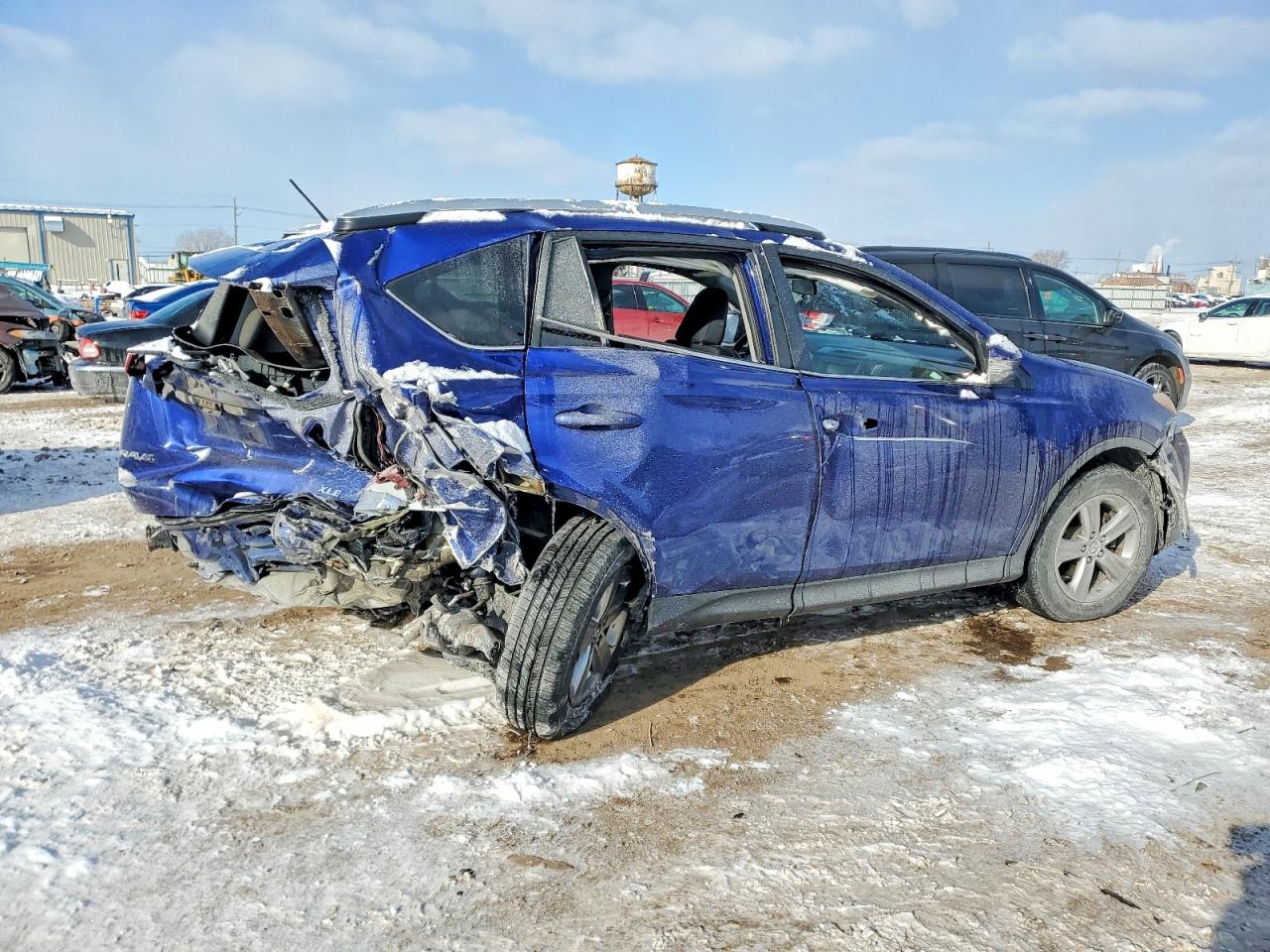 2015 Toyota Rav4 Xle Blue vin: 2T3RFREV3FW370961