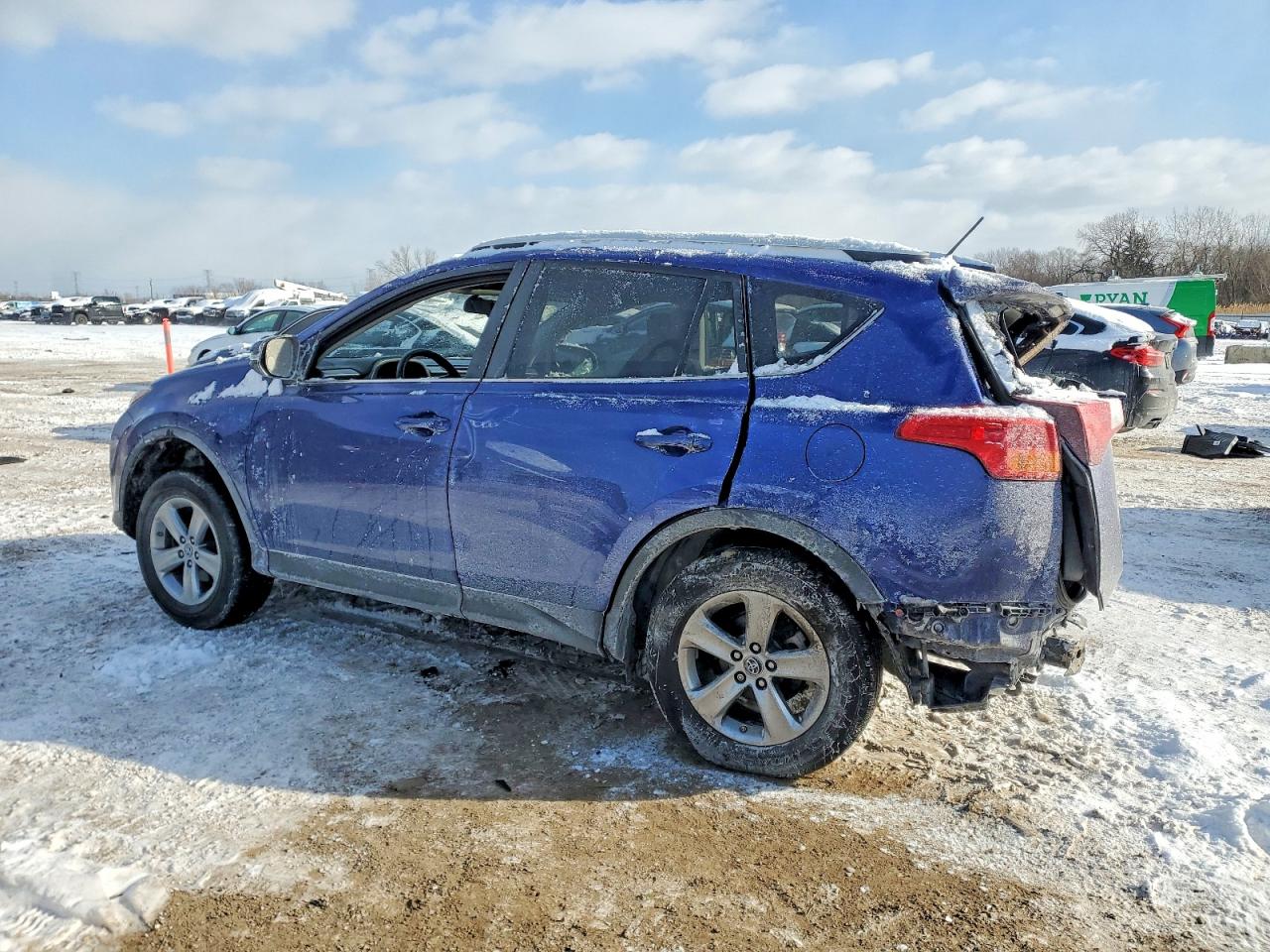 2015 Toyota Rav4 Xle Blue vin: 2T3RFREV3FW370961