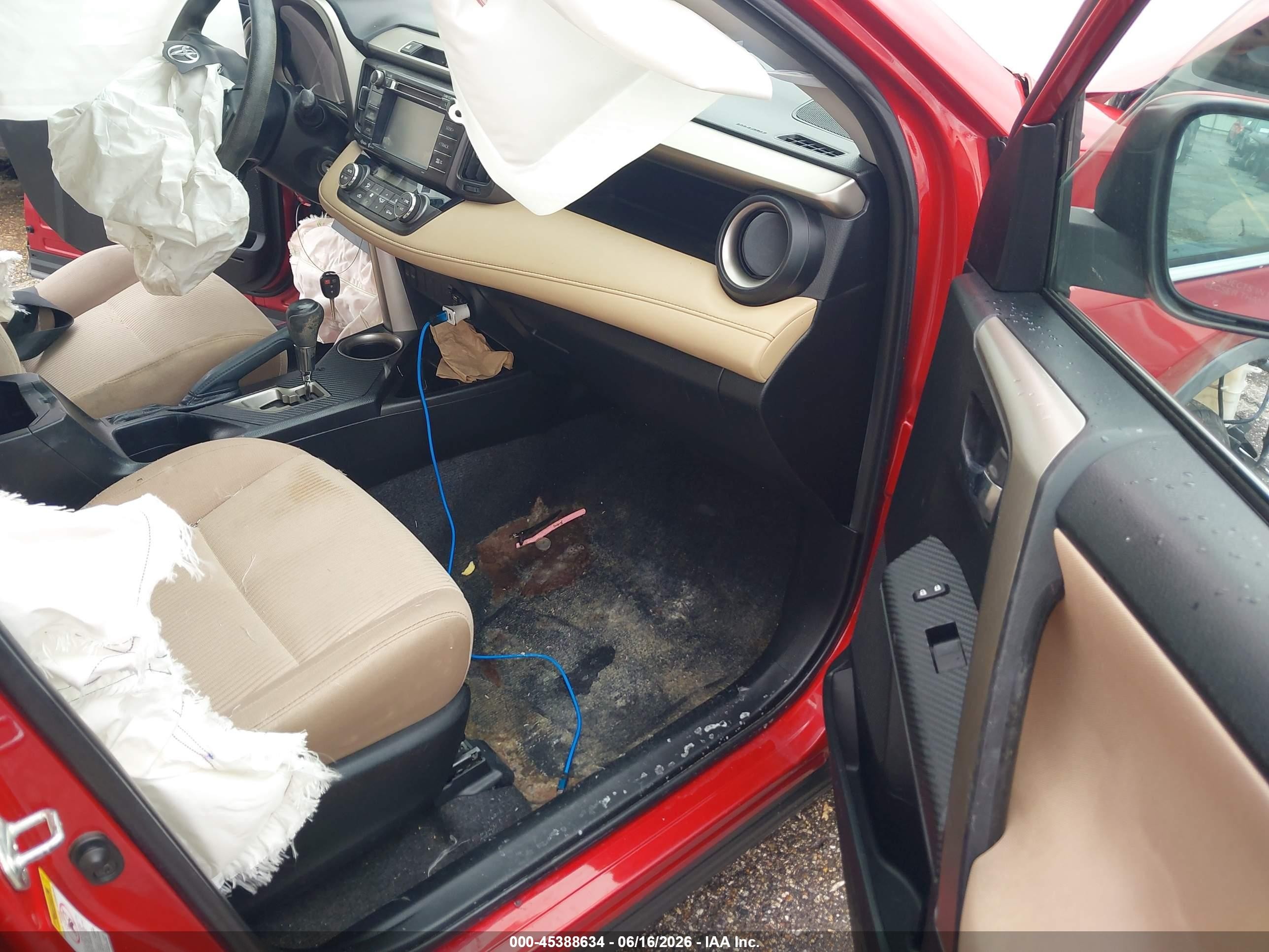 2015 Toyota Rav4 Xle Red vin: 2T3RFREV3FW376579
