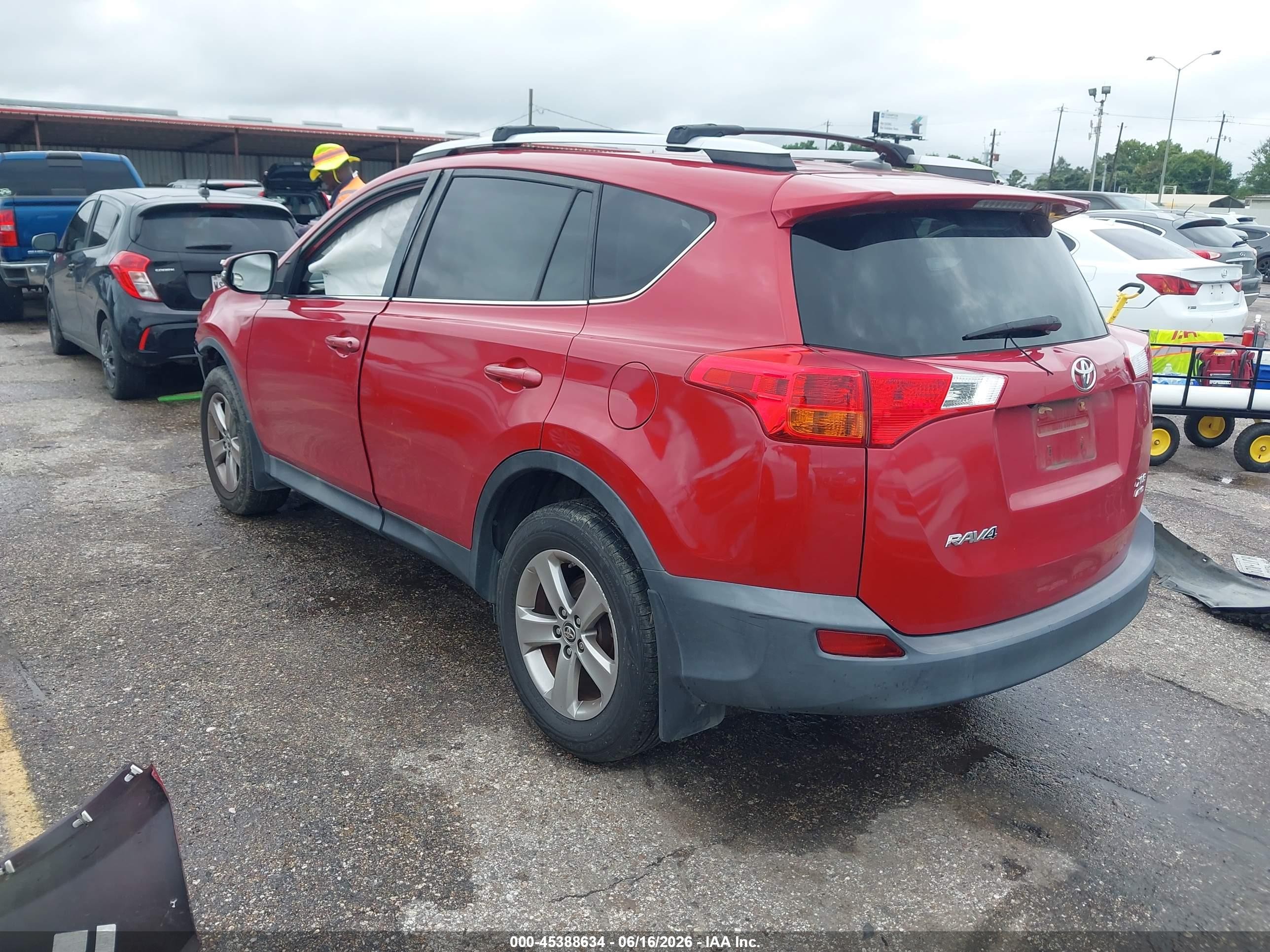 2015 Toyota Rav4 Xle Red vin: 2T3RFREV3FW376579