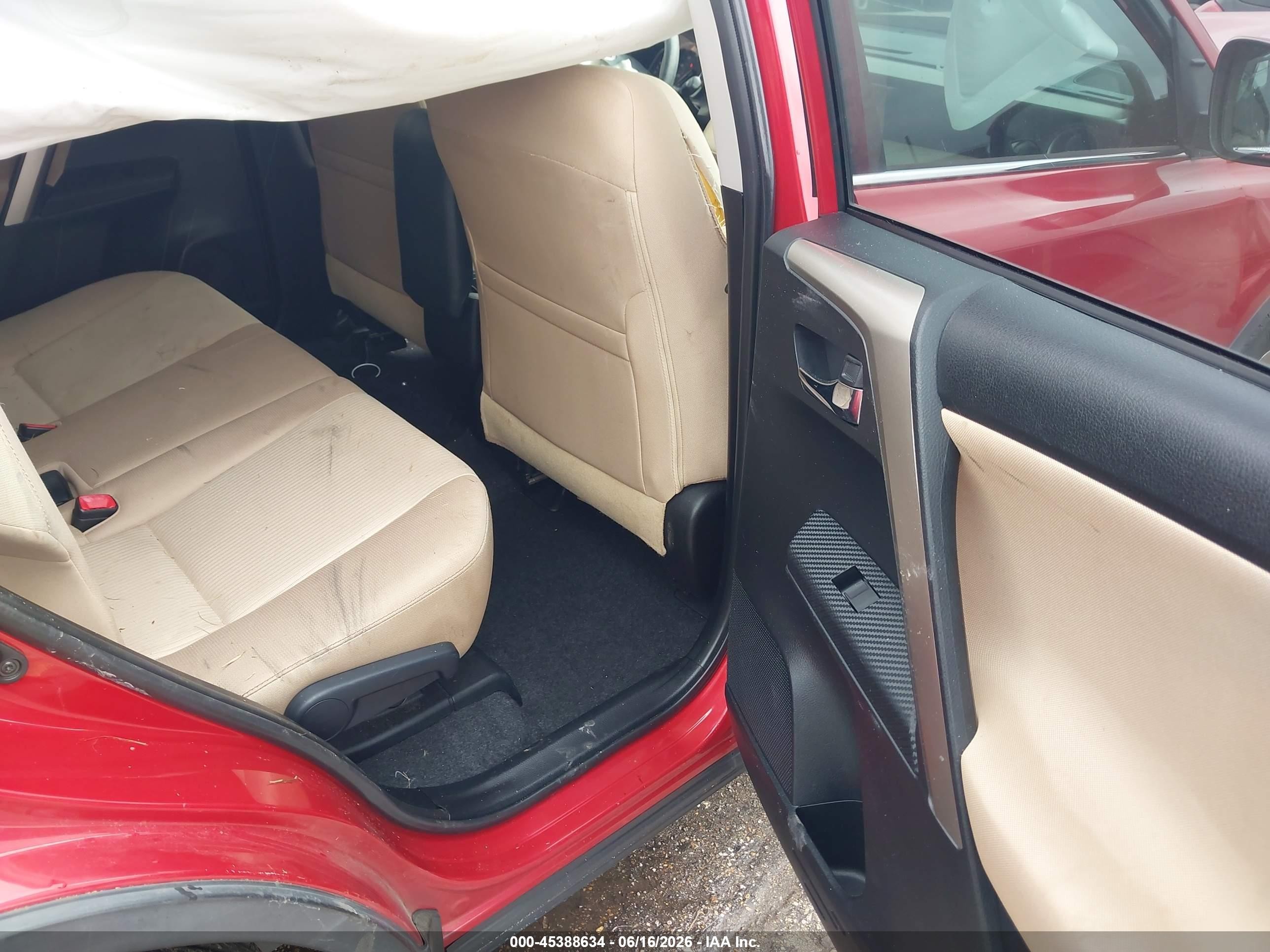 2015 Toyota Rav4 Xle Red vin: 2T3RFREV3FW376579