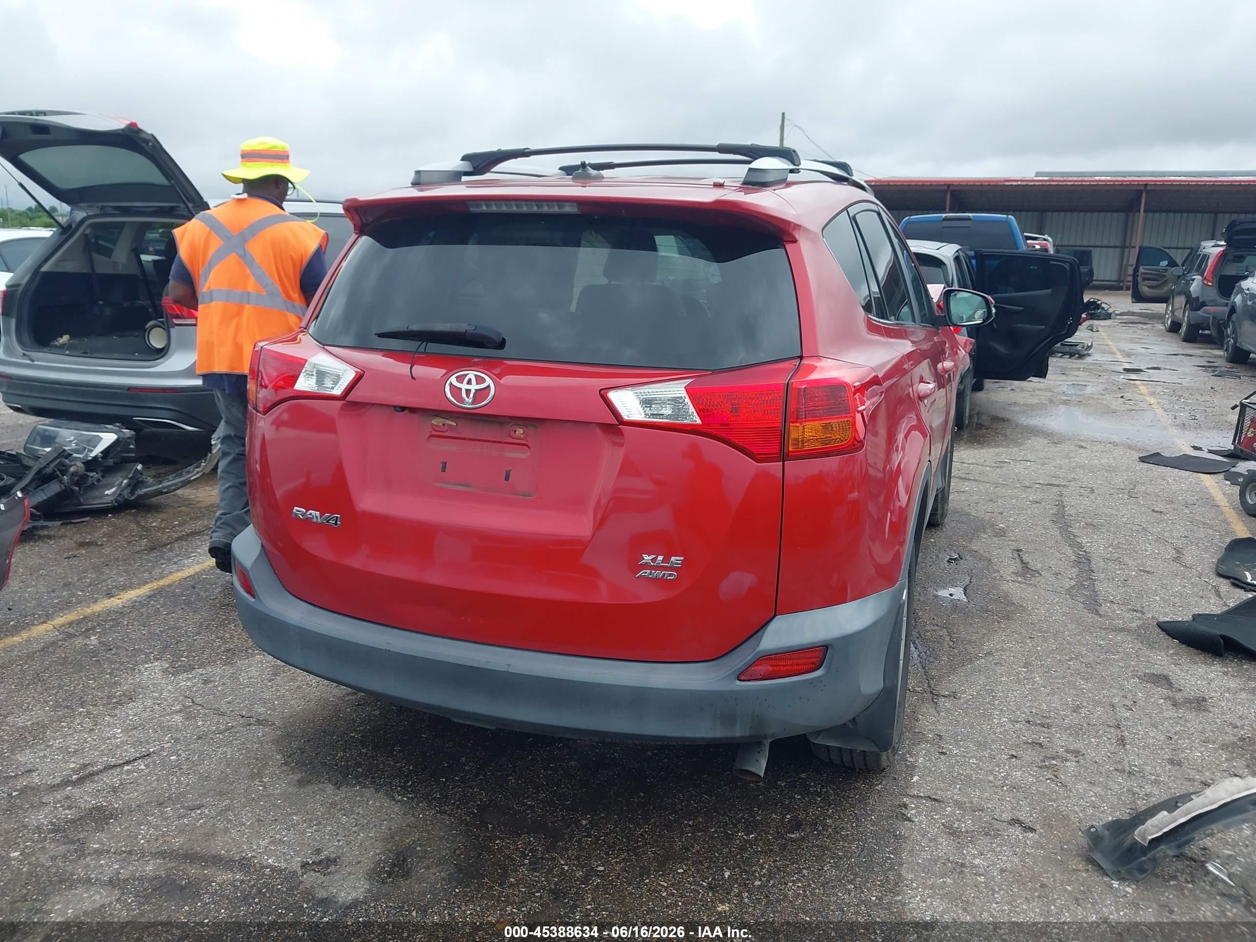 2015 Toyota Rav4 Xle Red vin: 2T3RFREV3FW376579