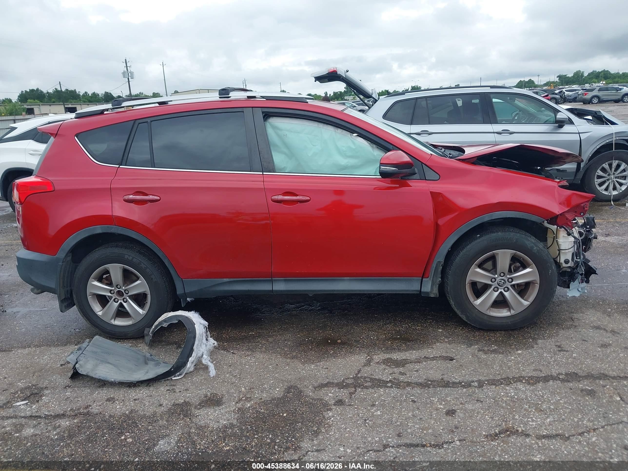 2015 Toyota Rav4 Xle Red vin: 2T3RFREV3FW376579