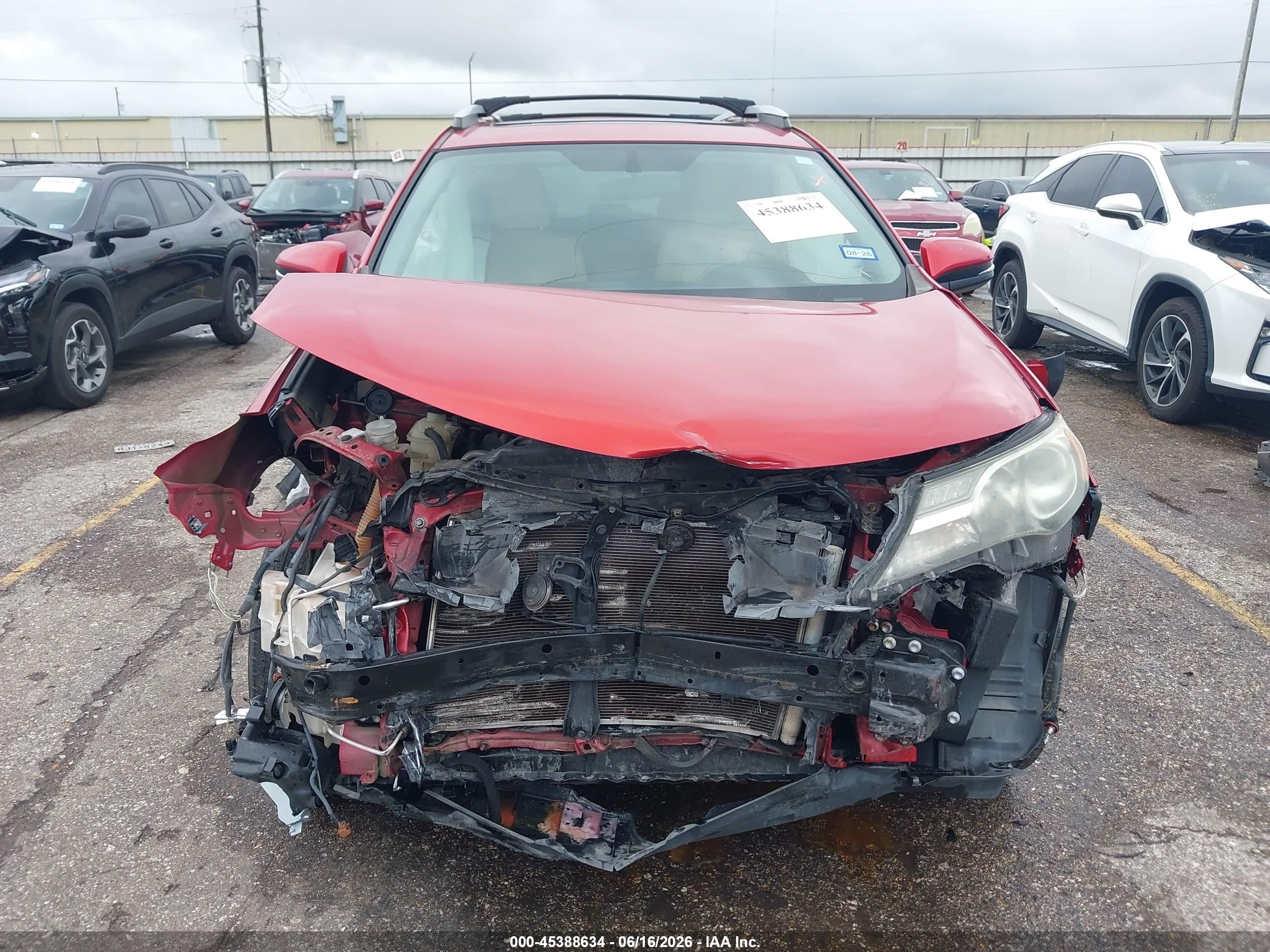 2015 Toyota Rav4 Xle Red vin: 2T3RFREV3FW376579