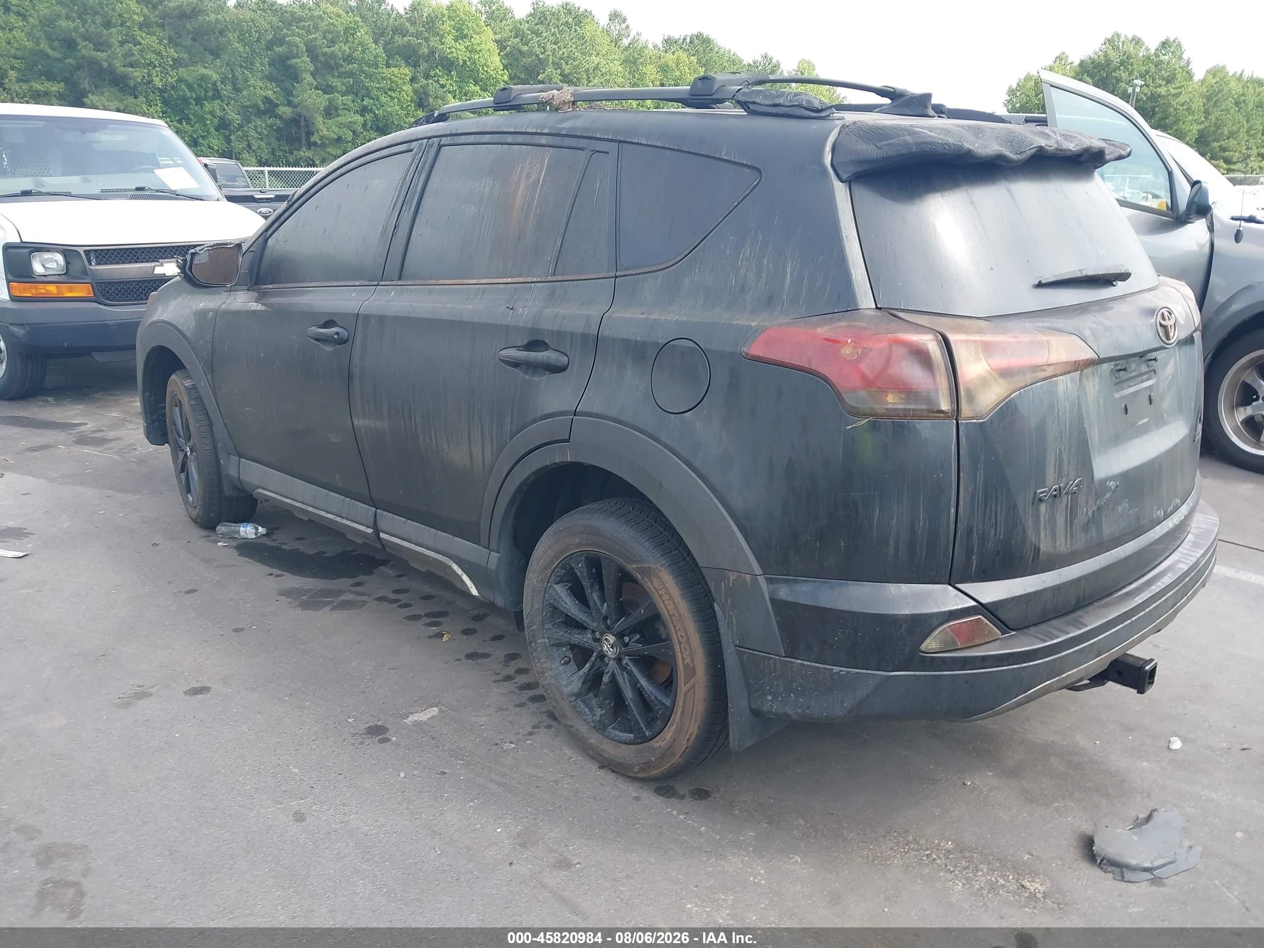2018 Toyota Rav4 Adventure Black vin: 2T3RFREV3JW810332