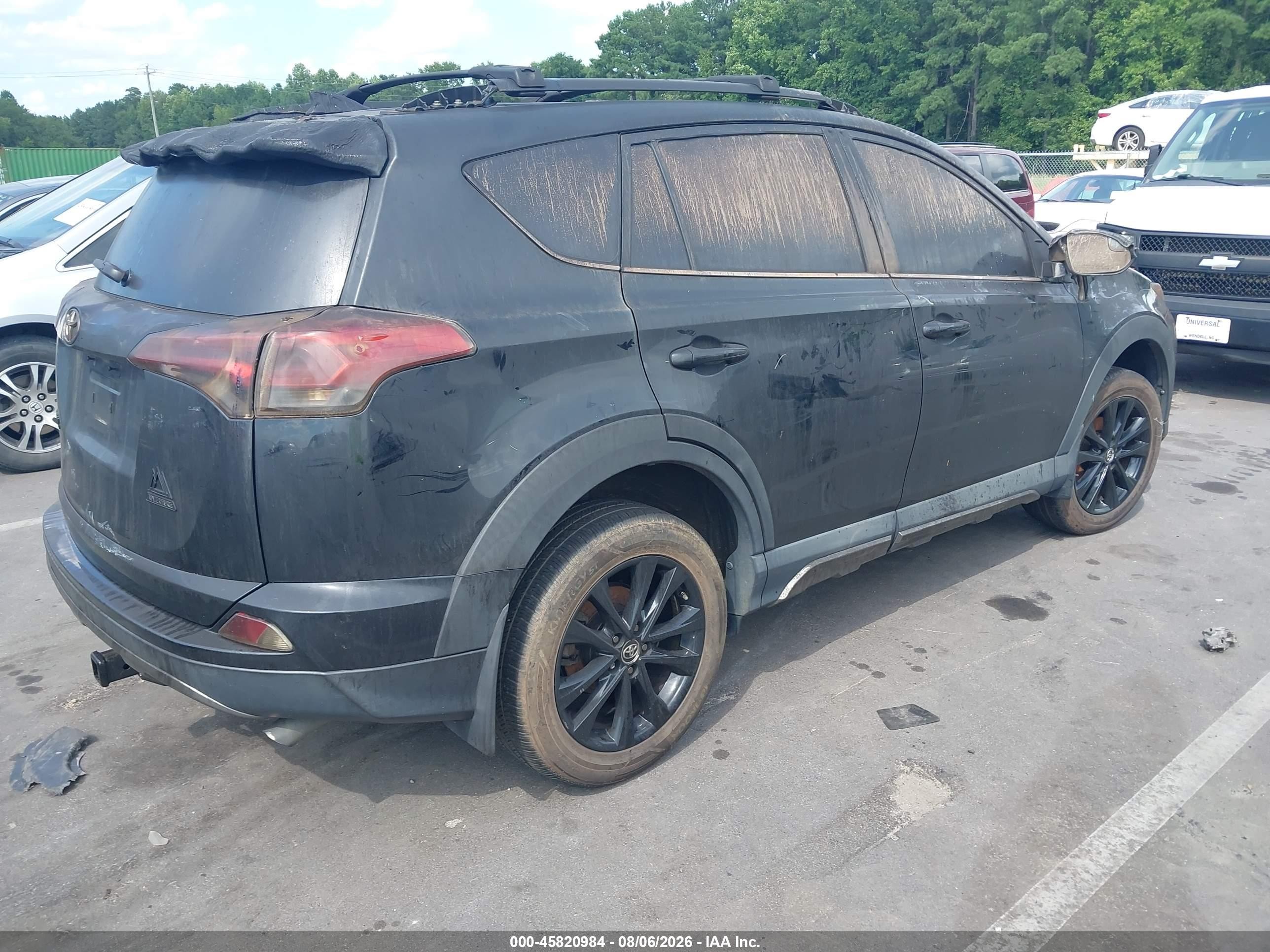 2018 Toyota Rav4 Adventure Black vin: 2T3RFREV3JW810332