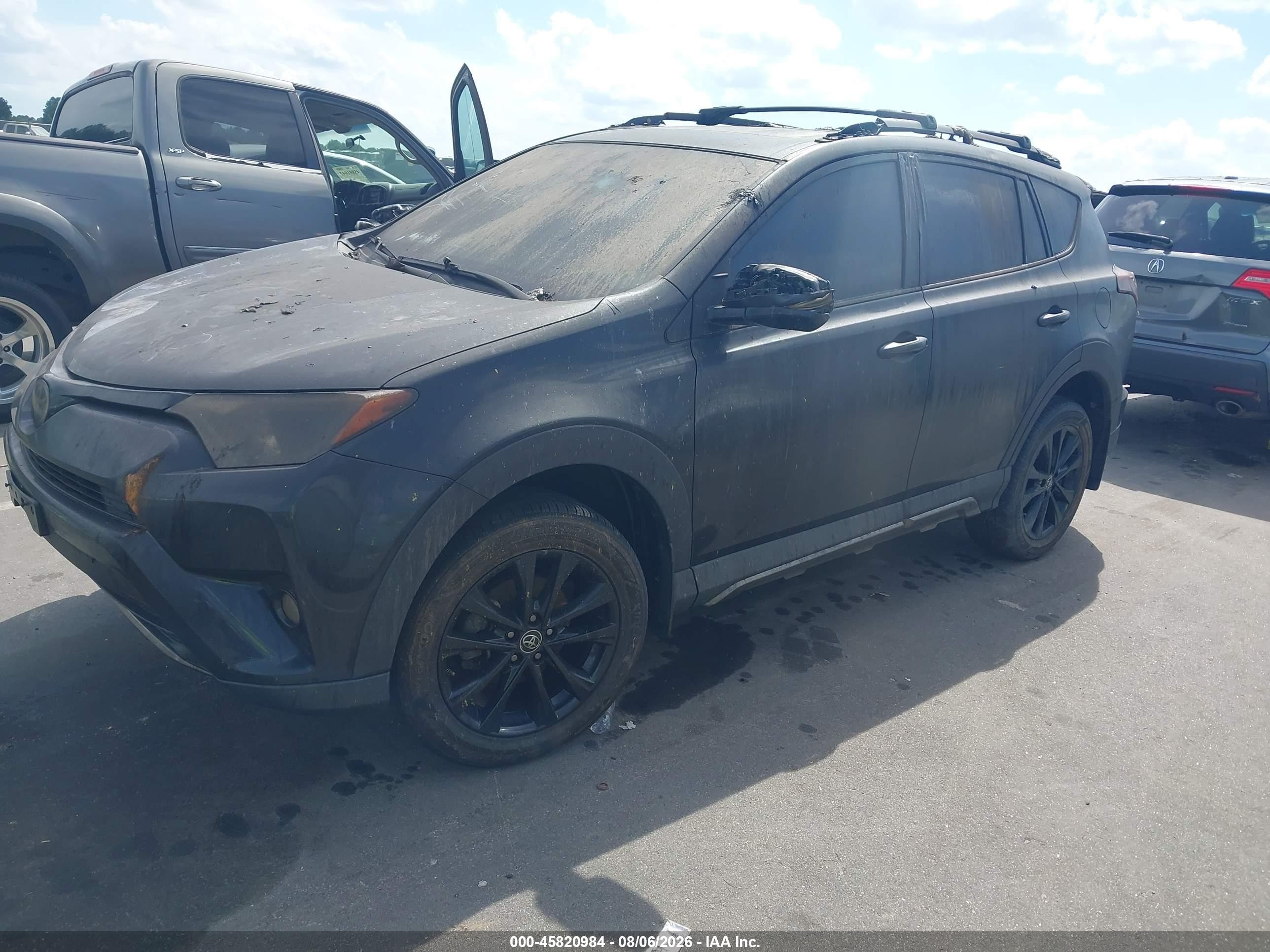 2018 Toyota Rav4 Adventure Black vin: 2T3RFREV3JW810332