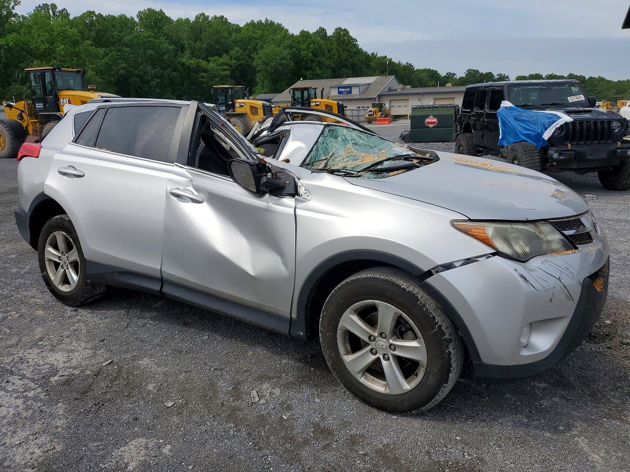 2013 Toyota Rav4 Xle Серебряный vin: 2T3RFREV4DW001376