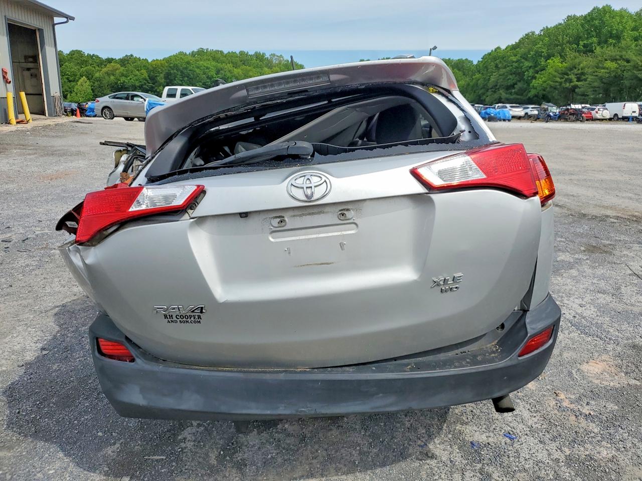 2013 Toyota Rav4 Xle Серебряный vin: 2T3RFREV4DW001376