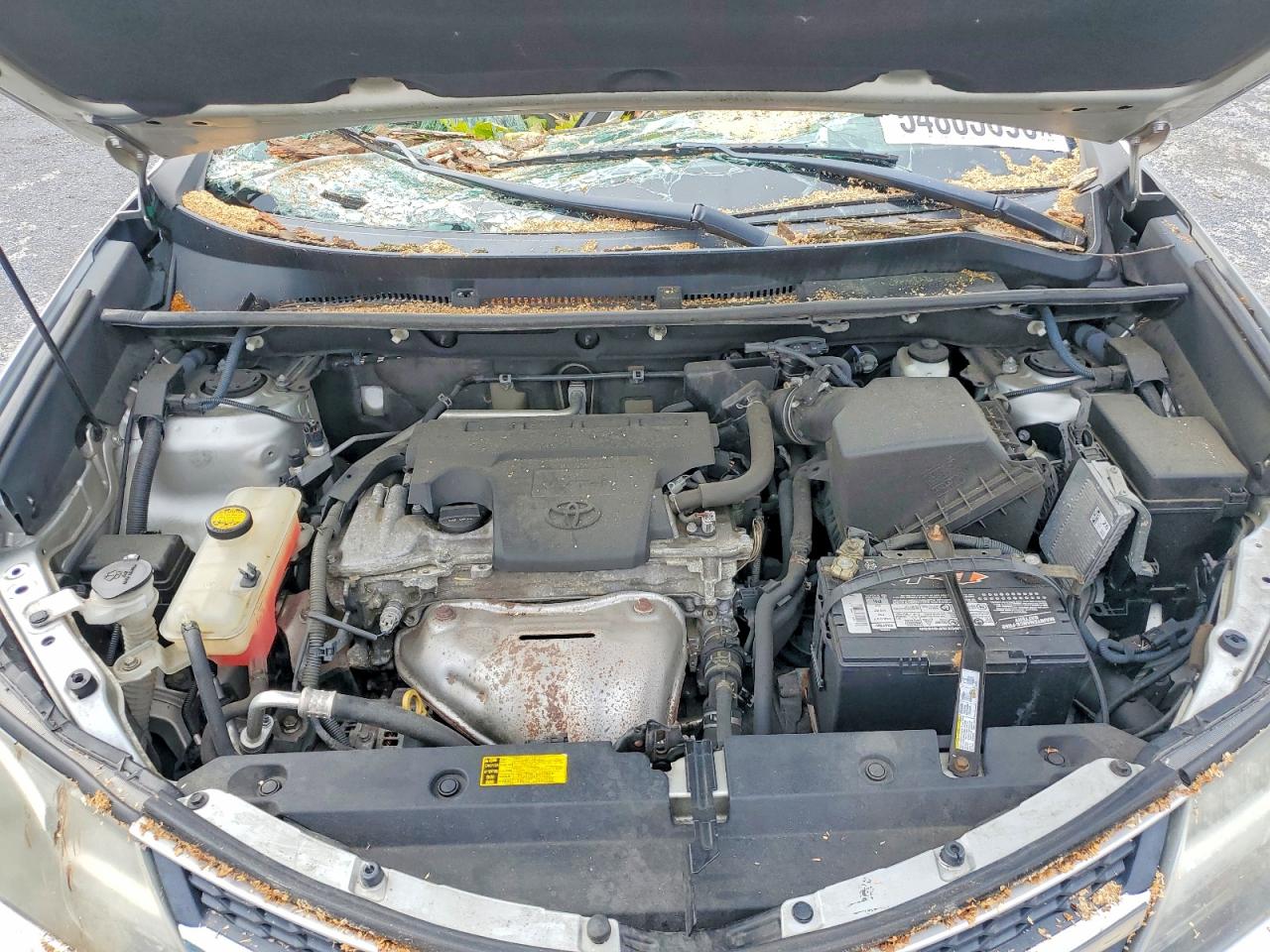 2013 Toyota Rav4 Xle Серебряный vin: 2T3RFREV4DW001376