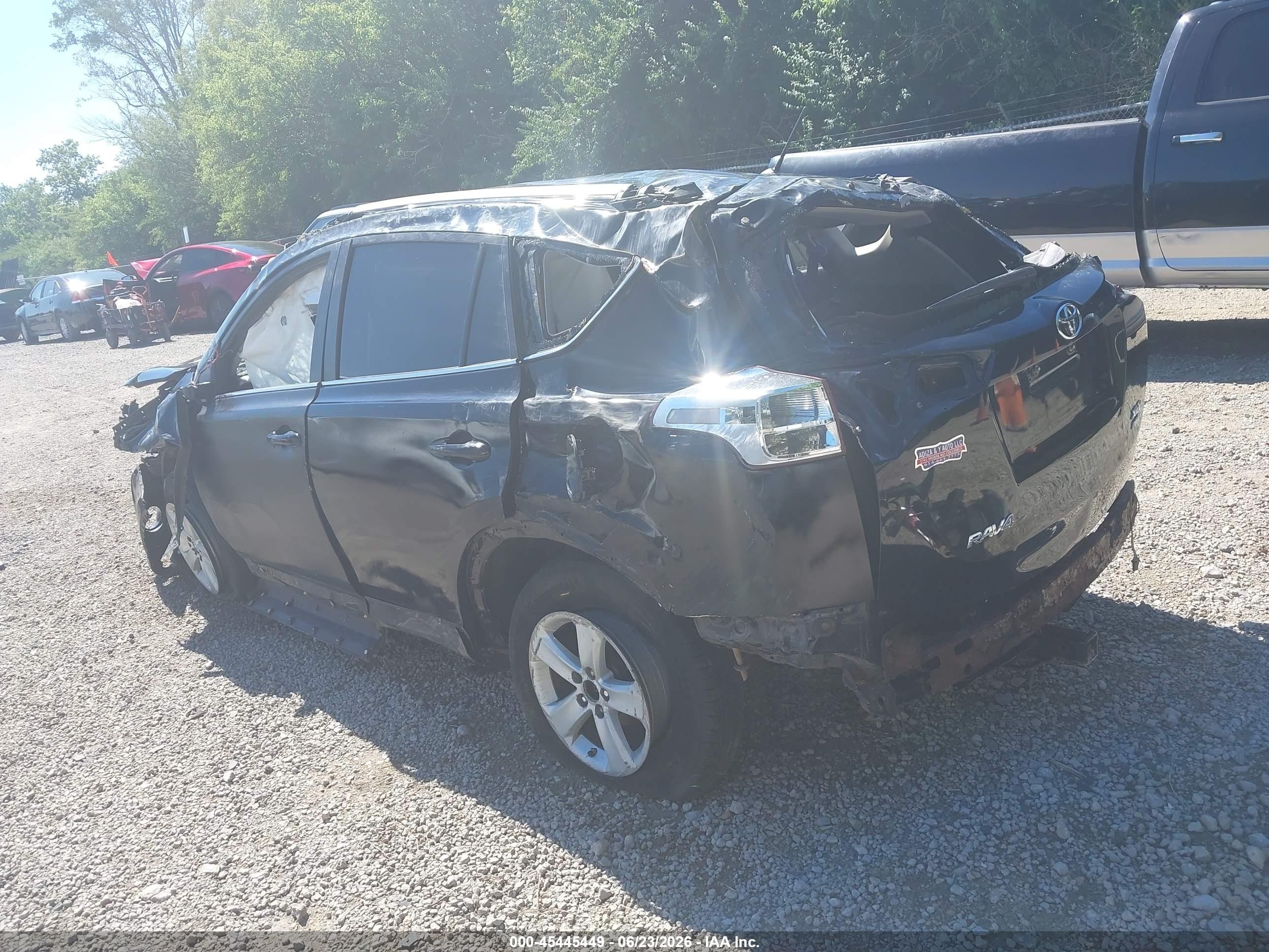 2013 Toyota Rav4 Xle Black vin: 2T3RFREV4DW046141