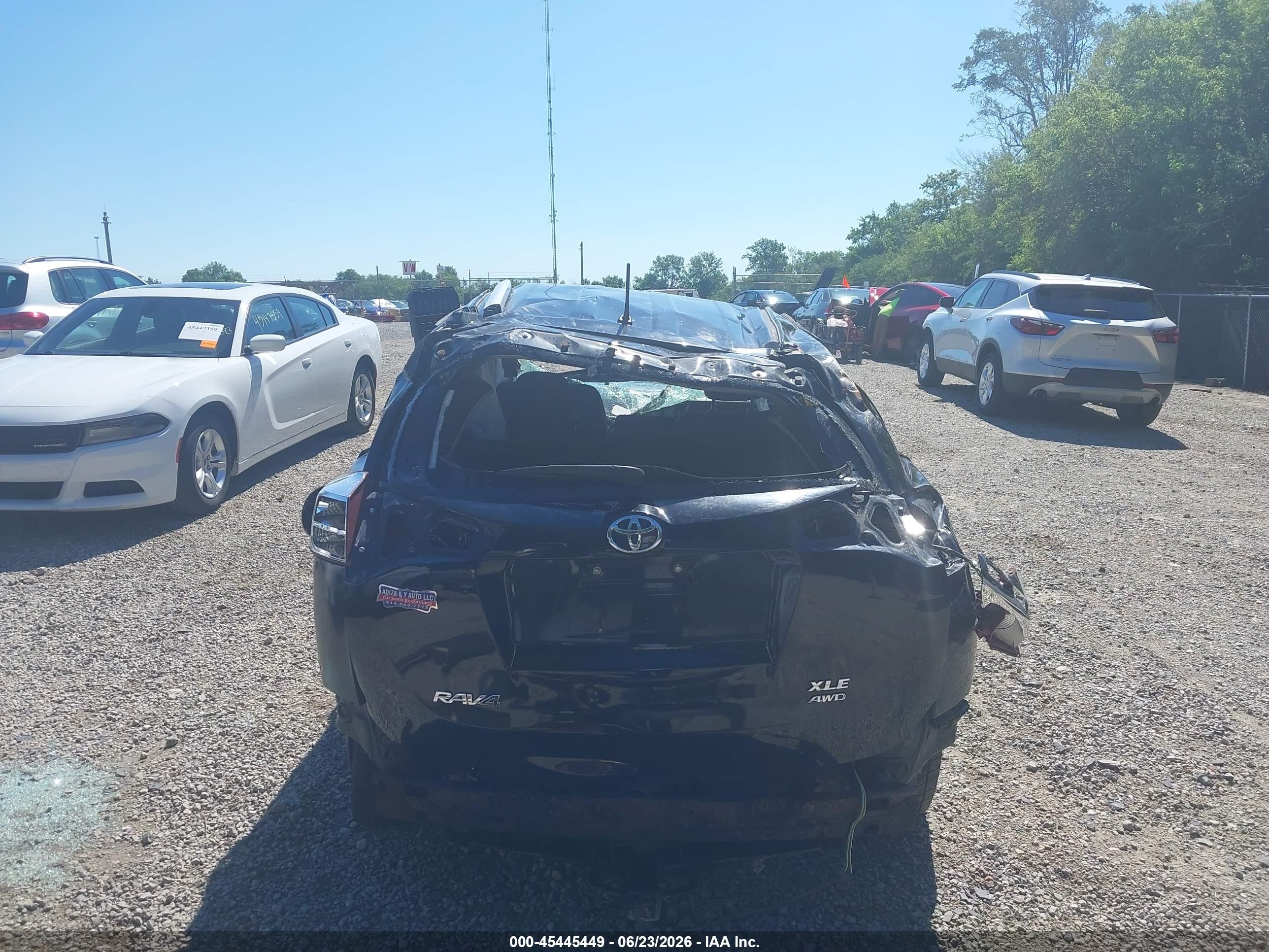 2013 Toyota Rav4 Xle Black vin: 2T3RFREV4DW046141