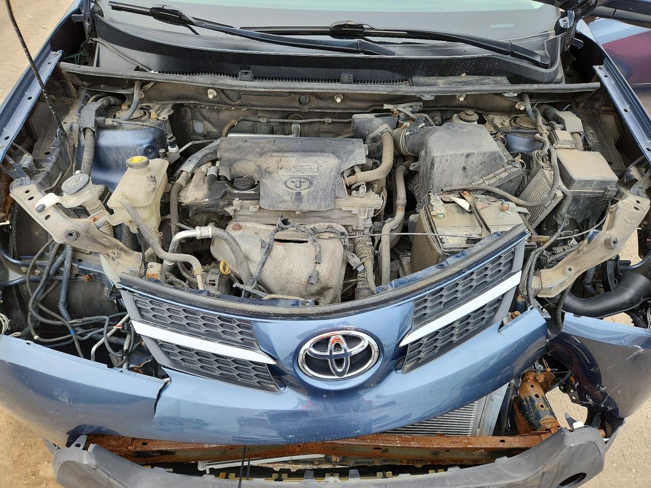 2013 Toyota Rav4 Xle Blue vin: 2T3RFREV4DW071184