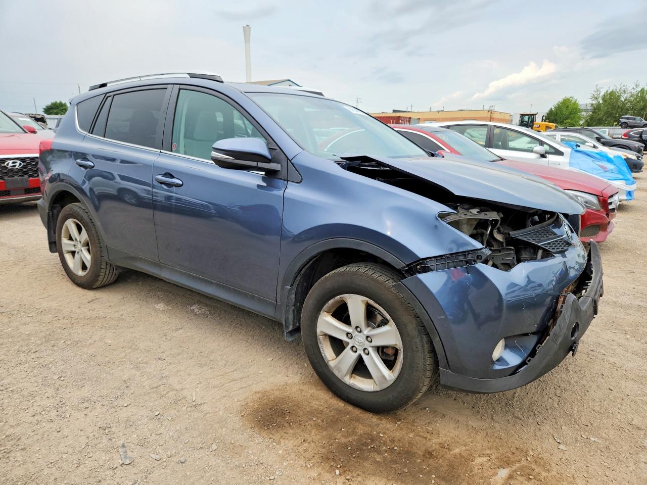 2013 Toyota Rav4 Xle Blue vin: 2T3RFREV4DW071184
