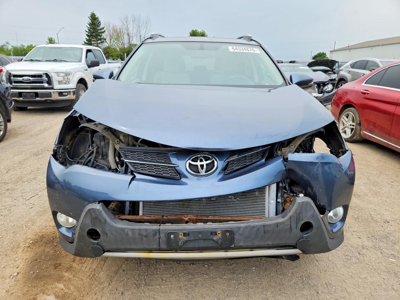 2013 Toyota Rav4 Xle Blue vin: 2T3RFREV4DW071184