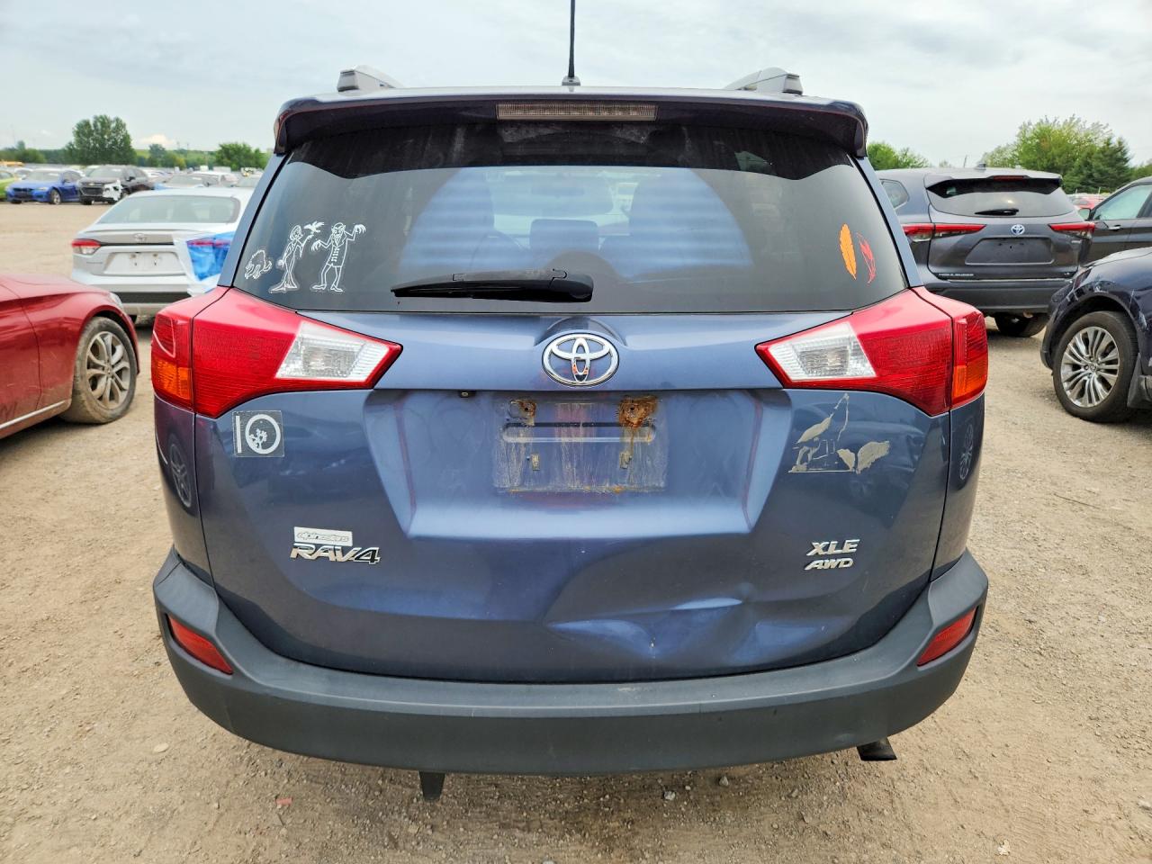 2013 Toyota Rav4 Xle Blue vin: 2T3RFREV4DW071184