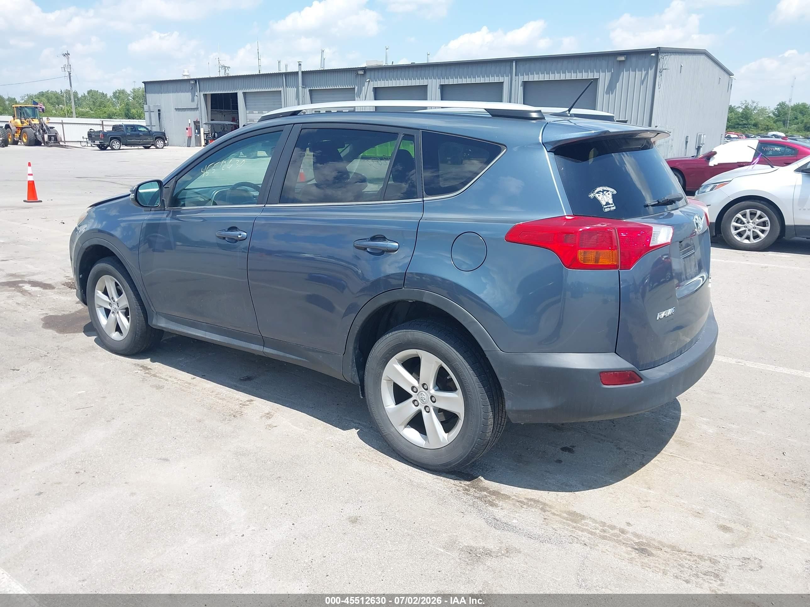 2013 Toyota Rav4 Xle Blue vin: 2T3RFREV4DW072898