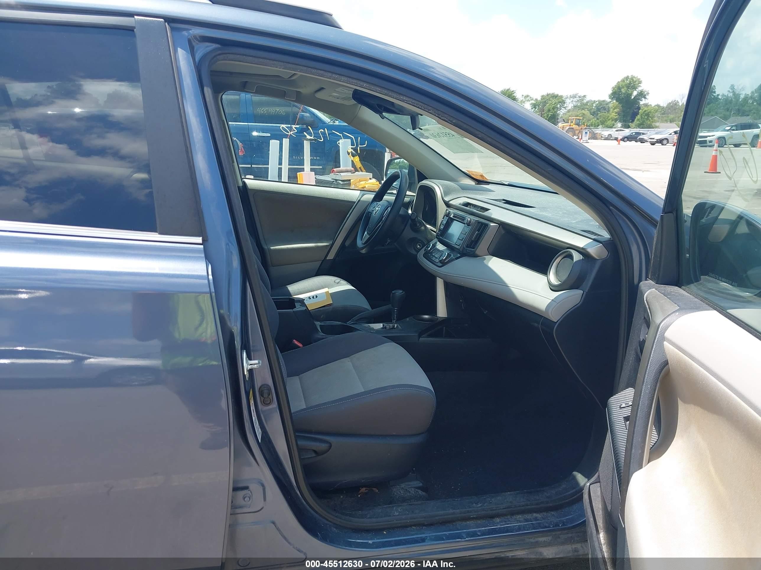 2013 Toyota Rav4 Xle Blue vin: 2T3RFREV4DW072898