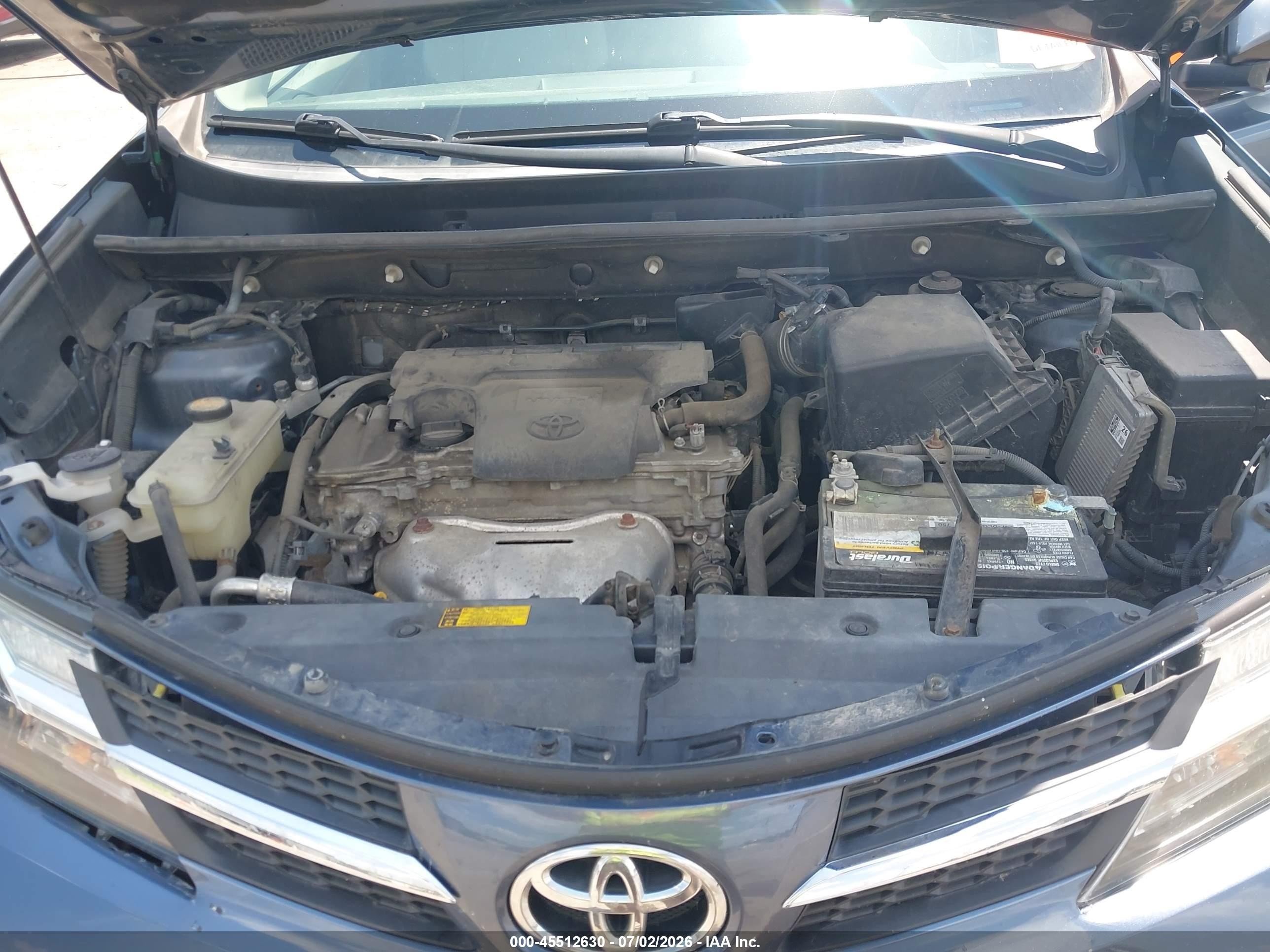 2013 Toyota Rav4 Xle Blue vin: 2T3RFREV4DW072898