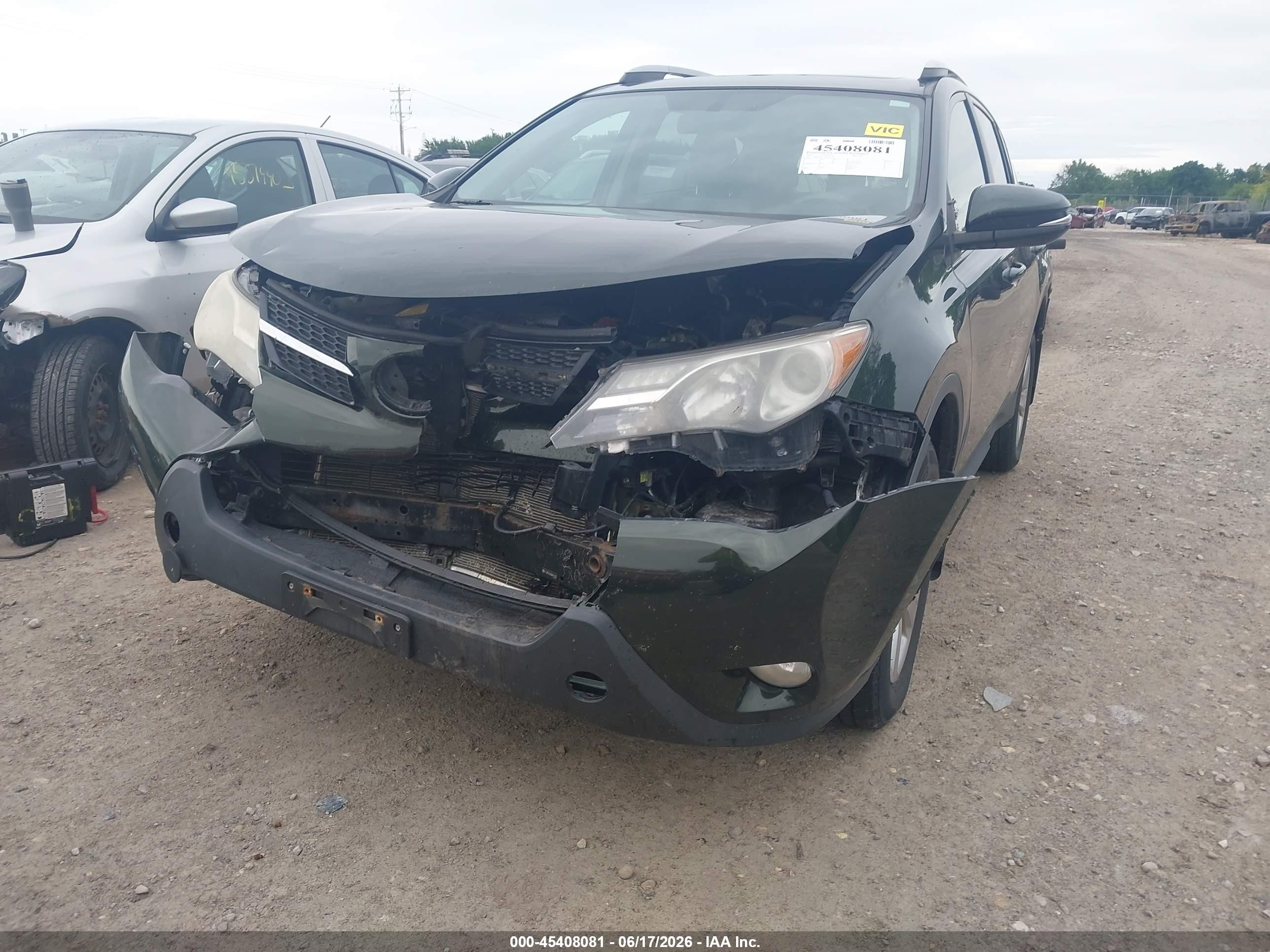 2013 Toyota Rav4 Xle Зеленый vin: 2T3RFREV4DW081830