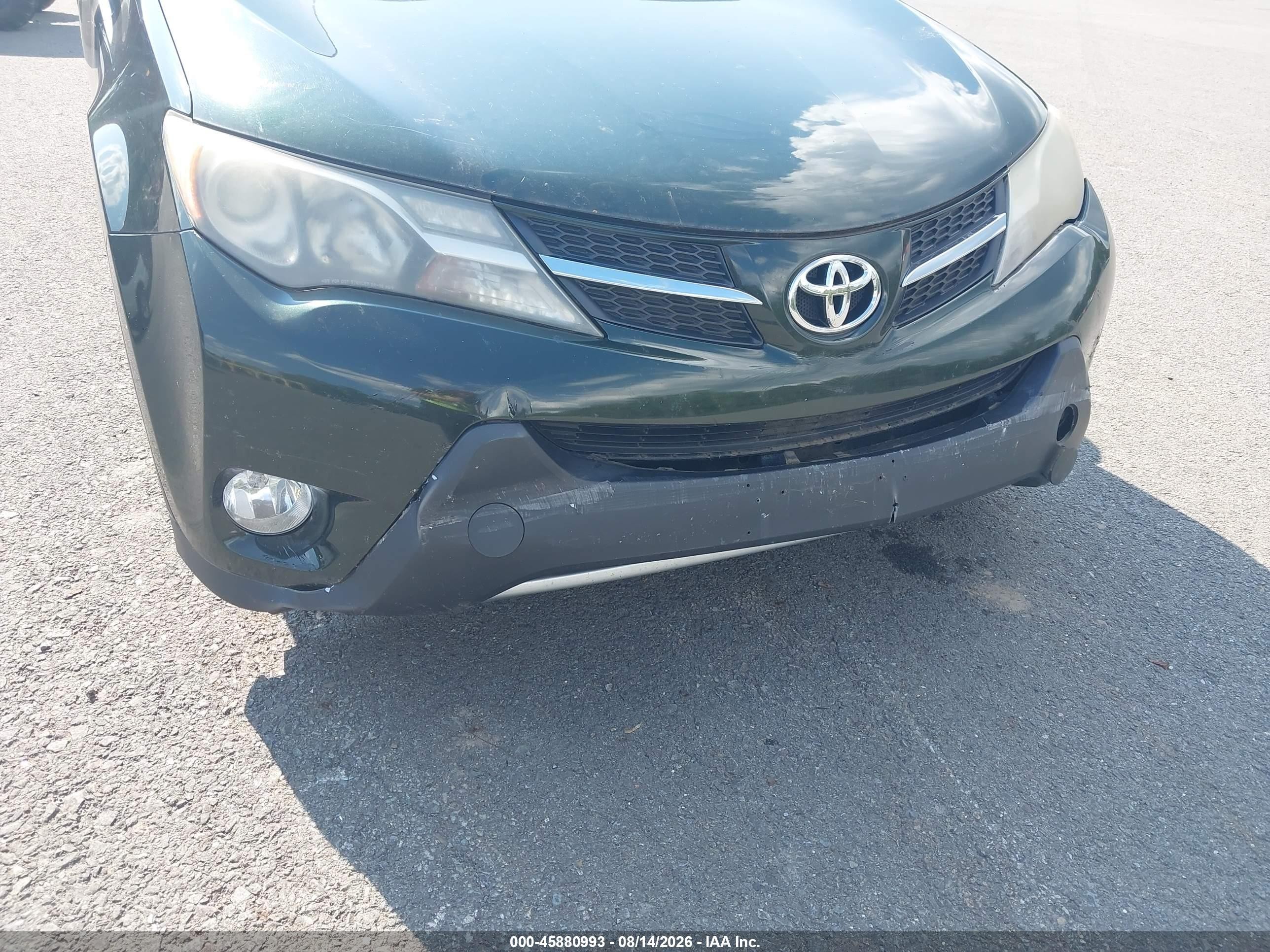 2013 Toyota Rav4 Xle Green vin: 2T3RFREV4DW091757