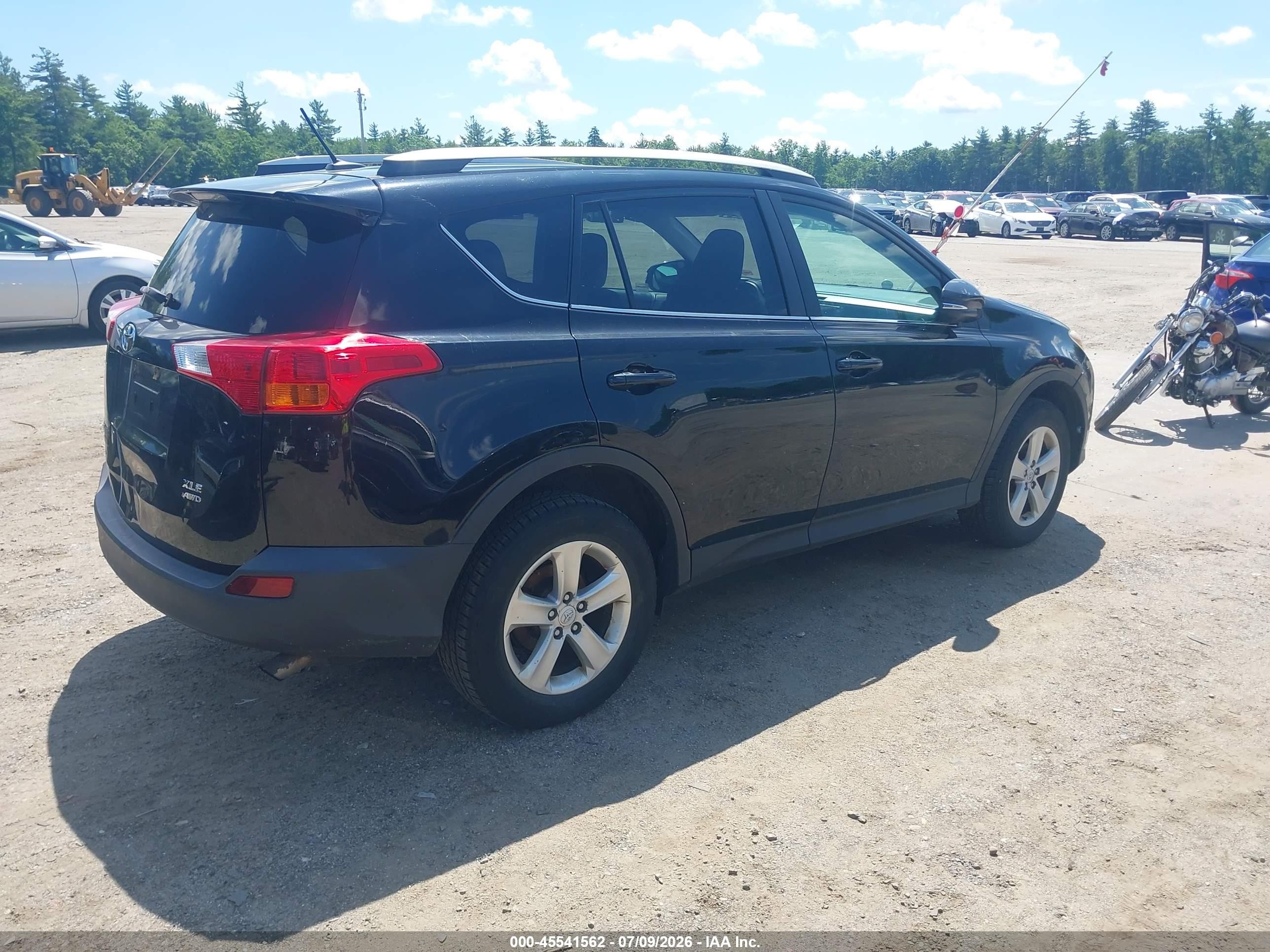 2014 Toyota Rav4 Xle Black vin: 2T3RFREV4EW155359