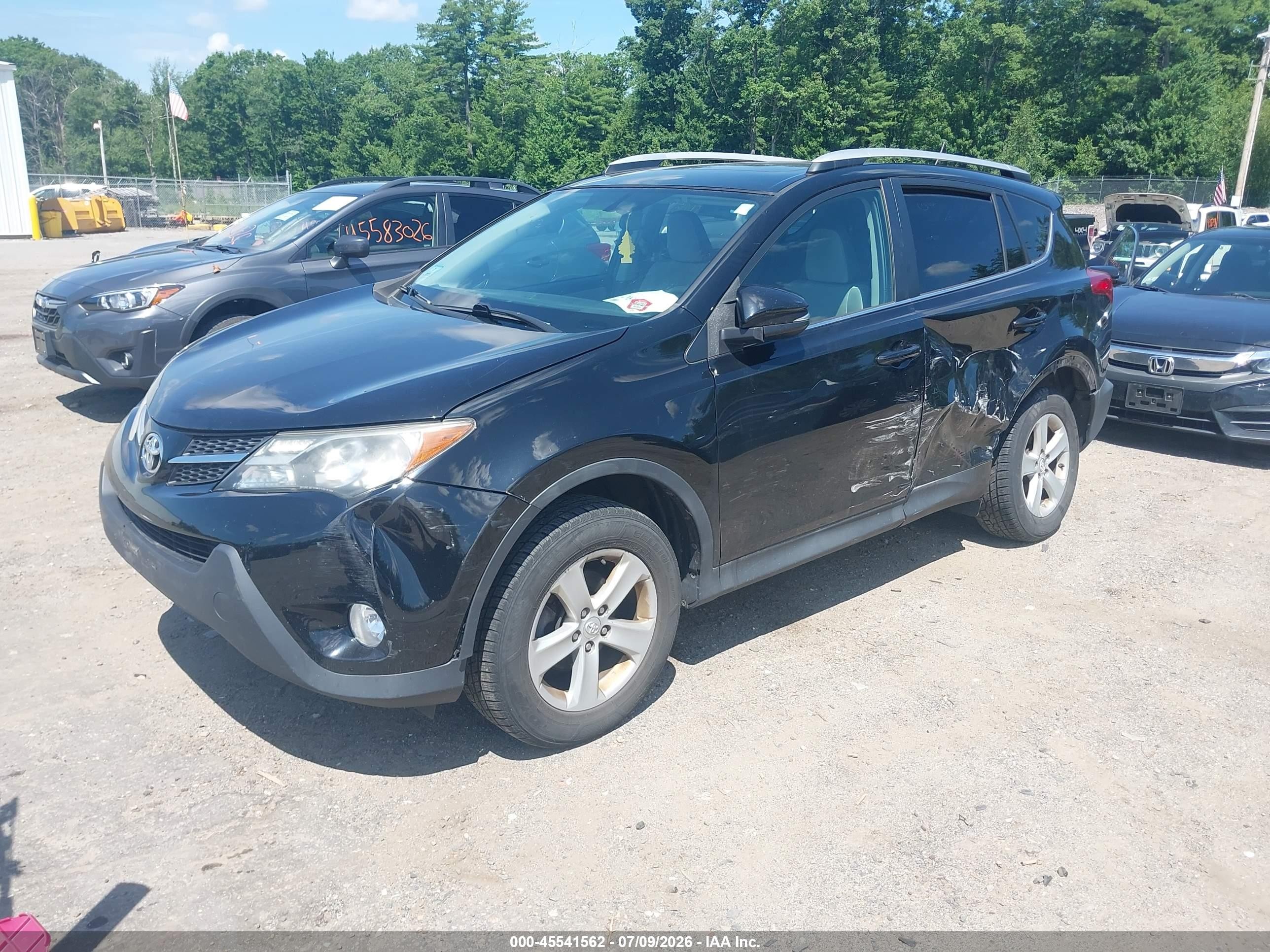 2014 Toyota Rav4 Xle Black vin: 2T3RFREV4EW155359