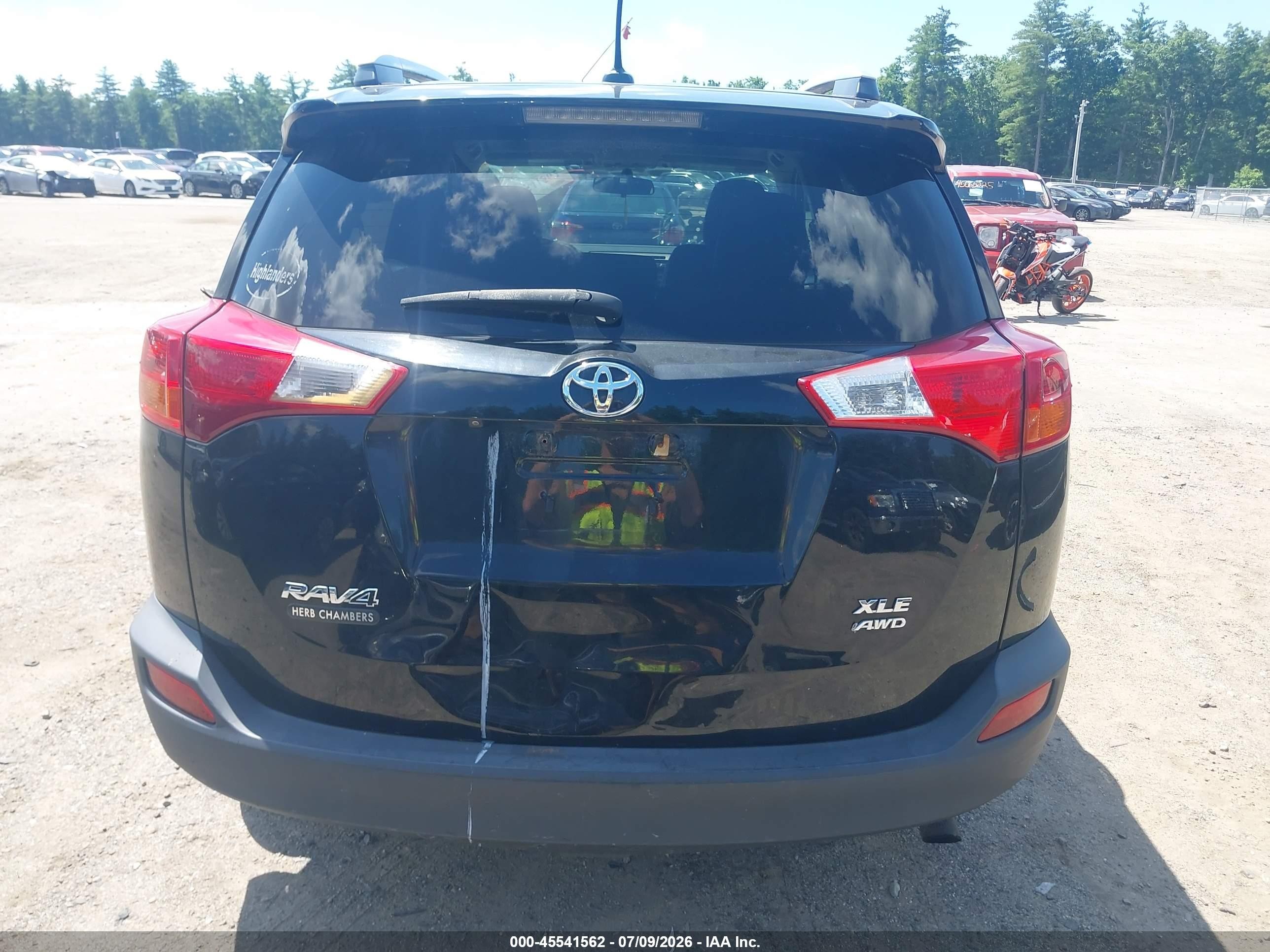 2014 Toyota Rav4 Xle Black vin: 2T3RFREV4EW155359