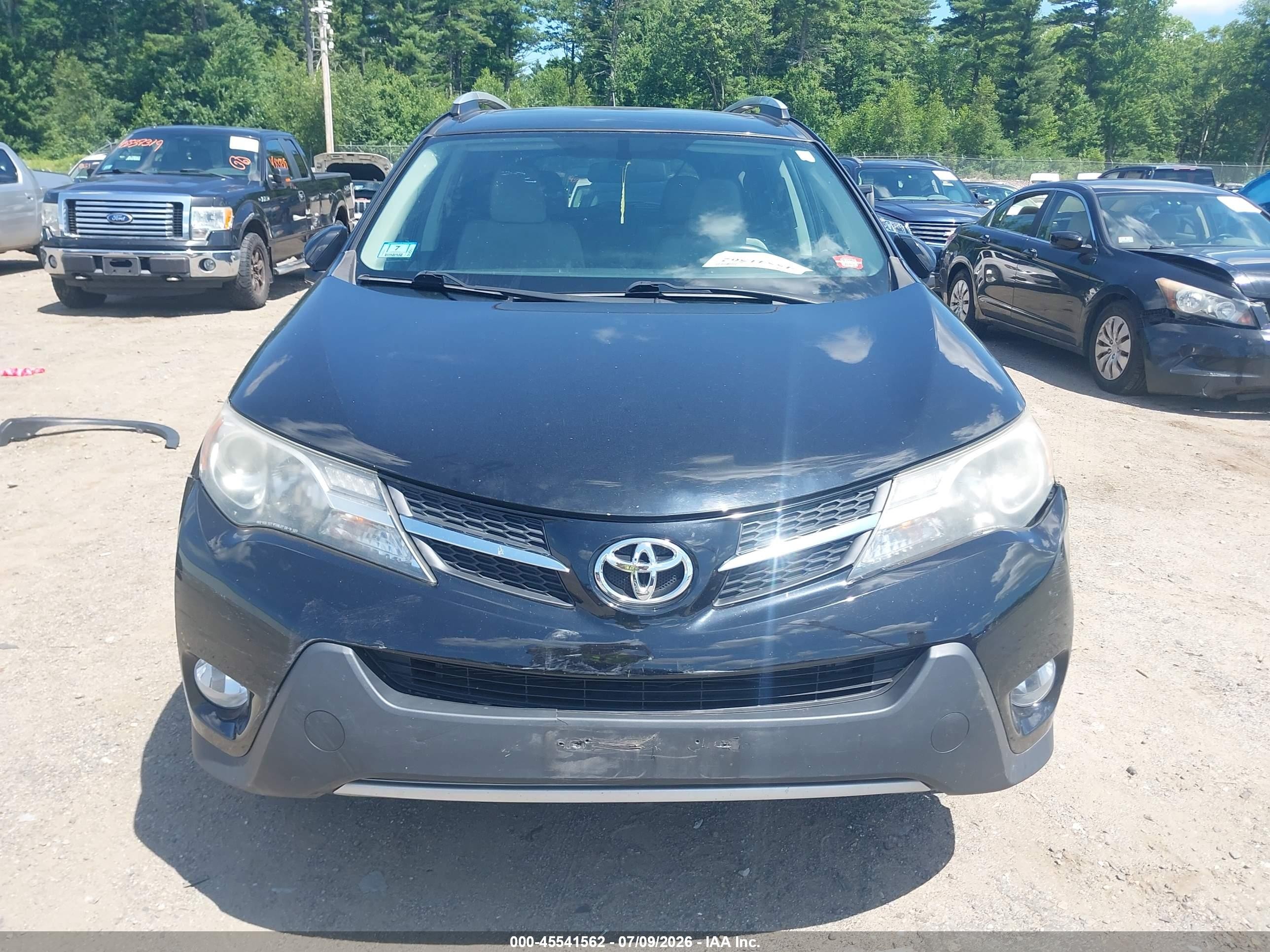 2014 Toyota Rav4 Xle Black vin: 2T3RFREV4EW155359