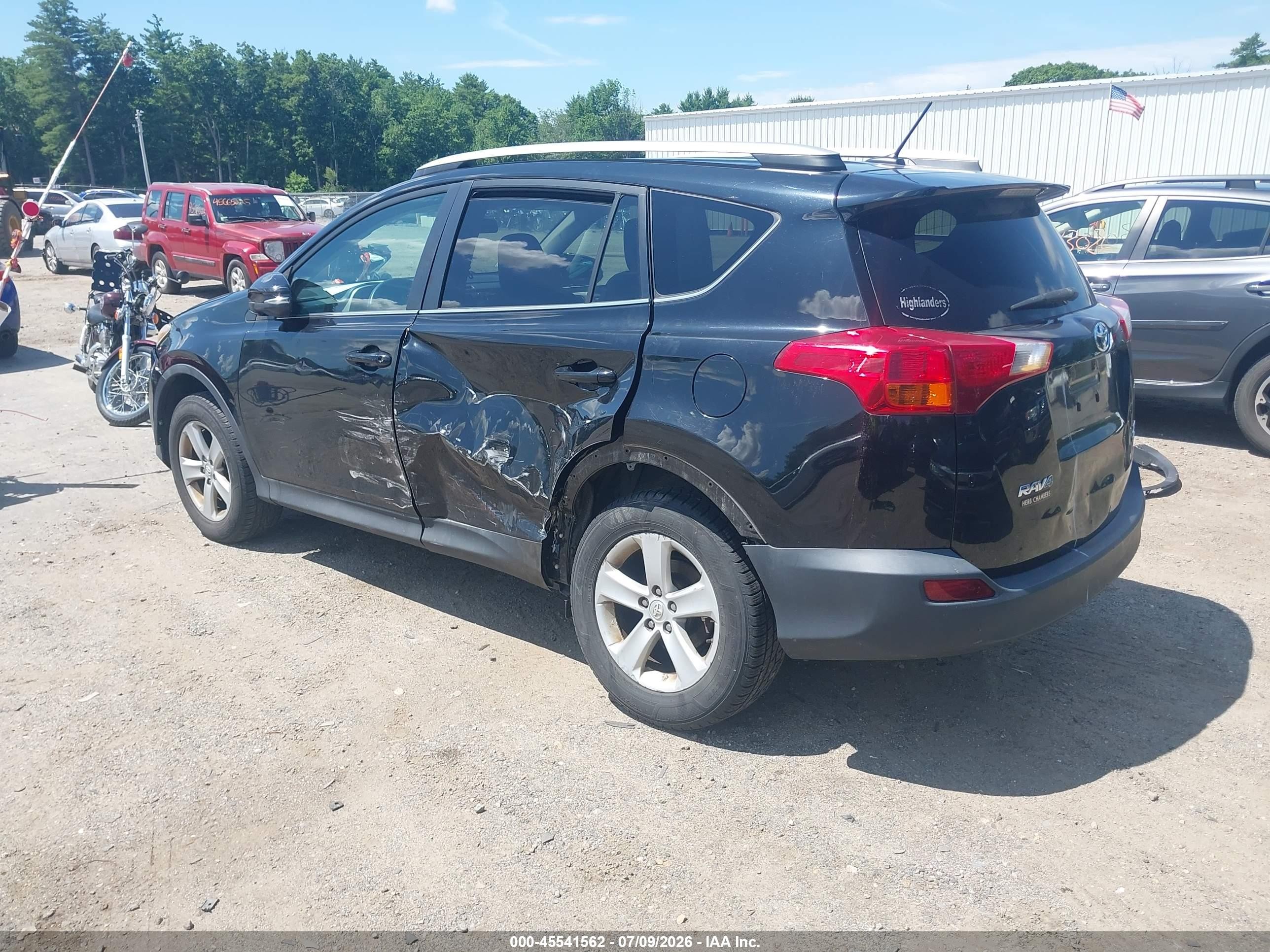 2014 Toyota Rav4 Xle Black vin: 2T3RFREV4EW155359