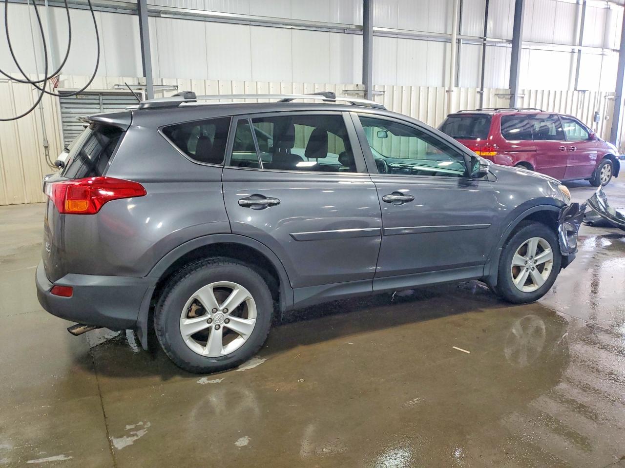 2014 Toyota Rav4 Xle Gray vin: 2T3RFREV4EW155443