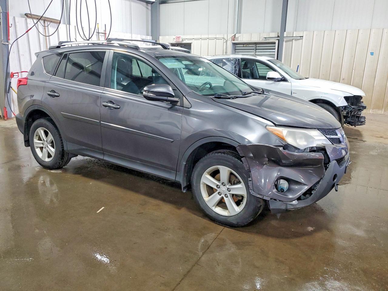 2014 Toyota Rav4 Xle Gray vin: 2T3RFREV4EW155443