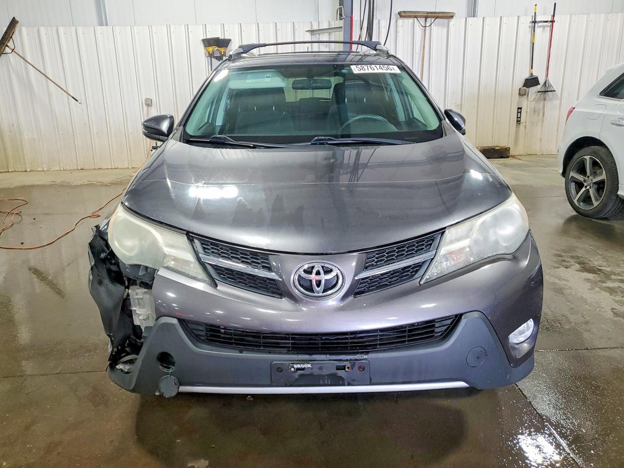 2014 Toyota Rav4 Xle Gray vin: 2T3RFREV4EW155443