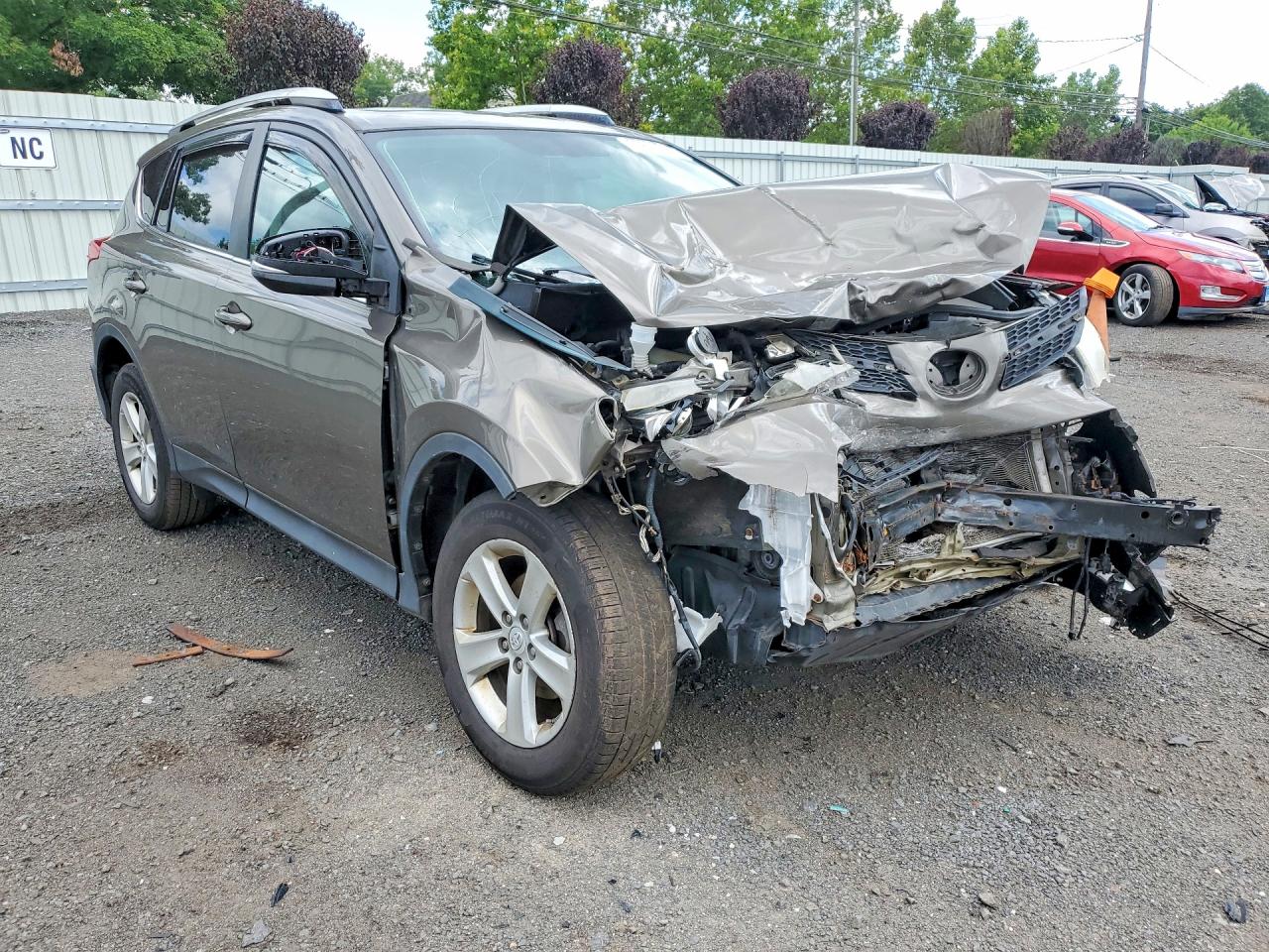 2014 Toyota Rav4 Xle Коричневый vin: 2T3RFREV4EW156124