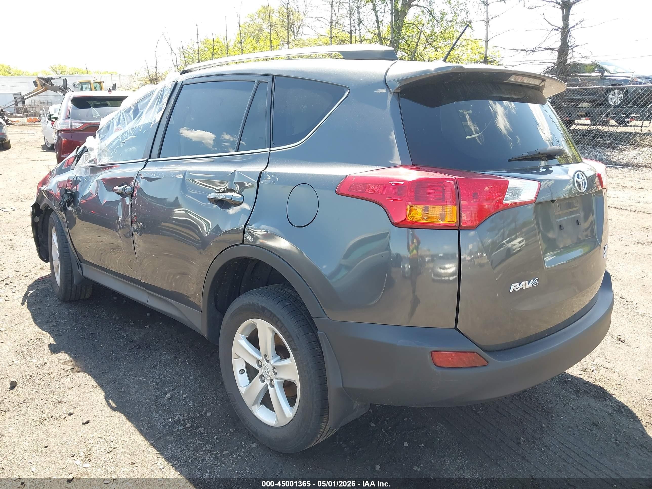 2014 Toyota Rav4 Xle Gray vin: 2T3RFREV4EW164904