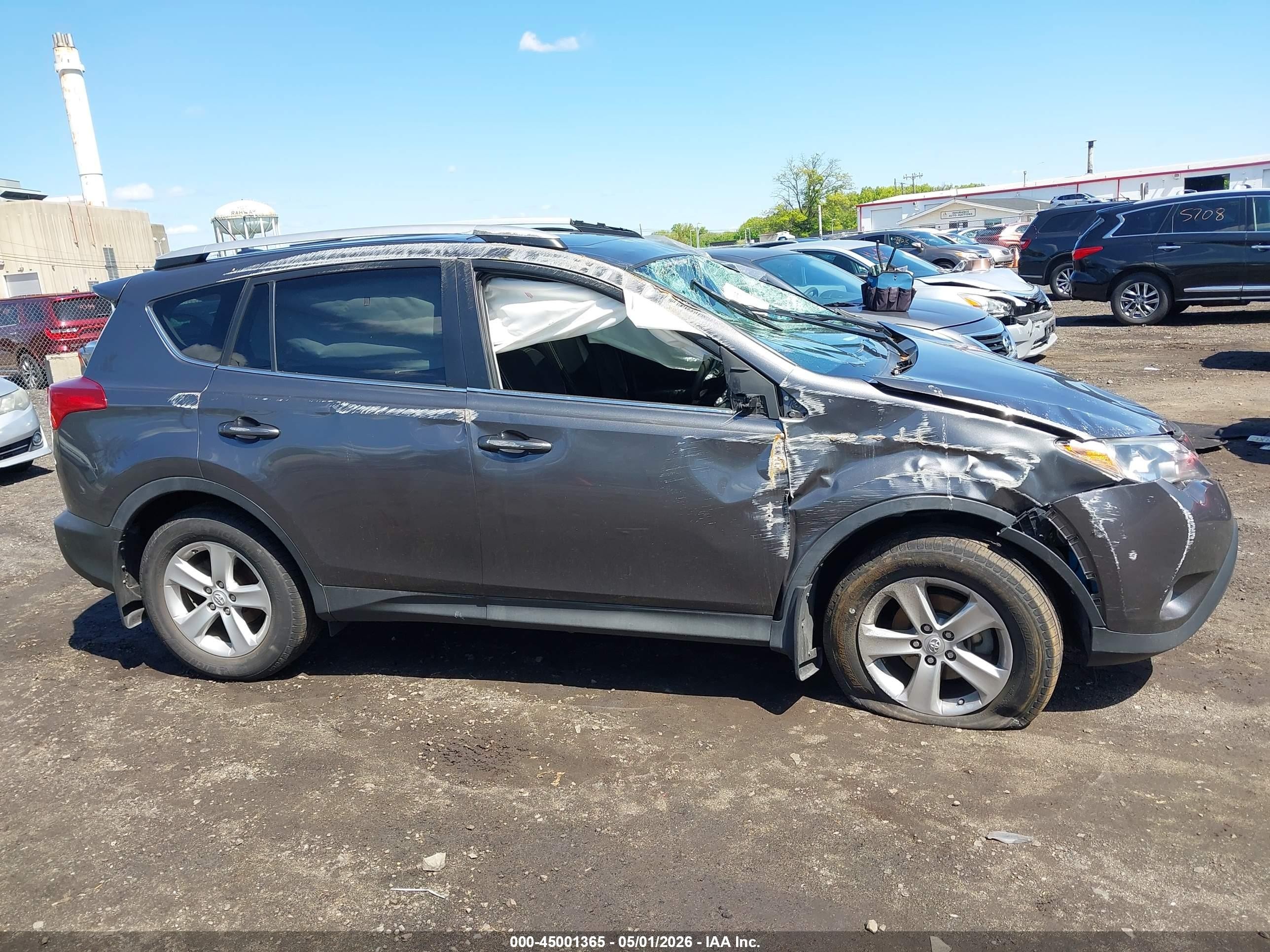 2014 Toyota Rav4 Xle Gray vin: 2T3RFREV4EW164904